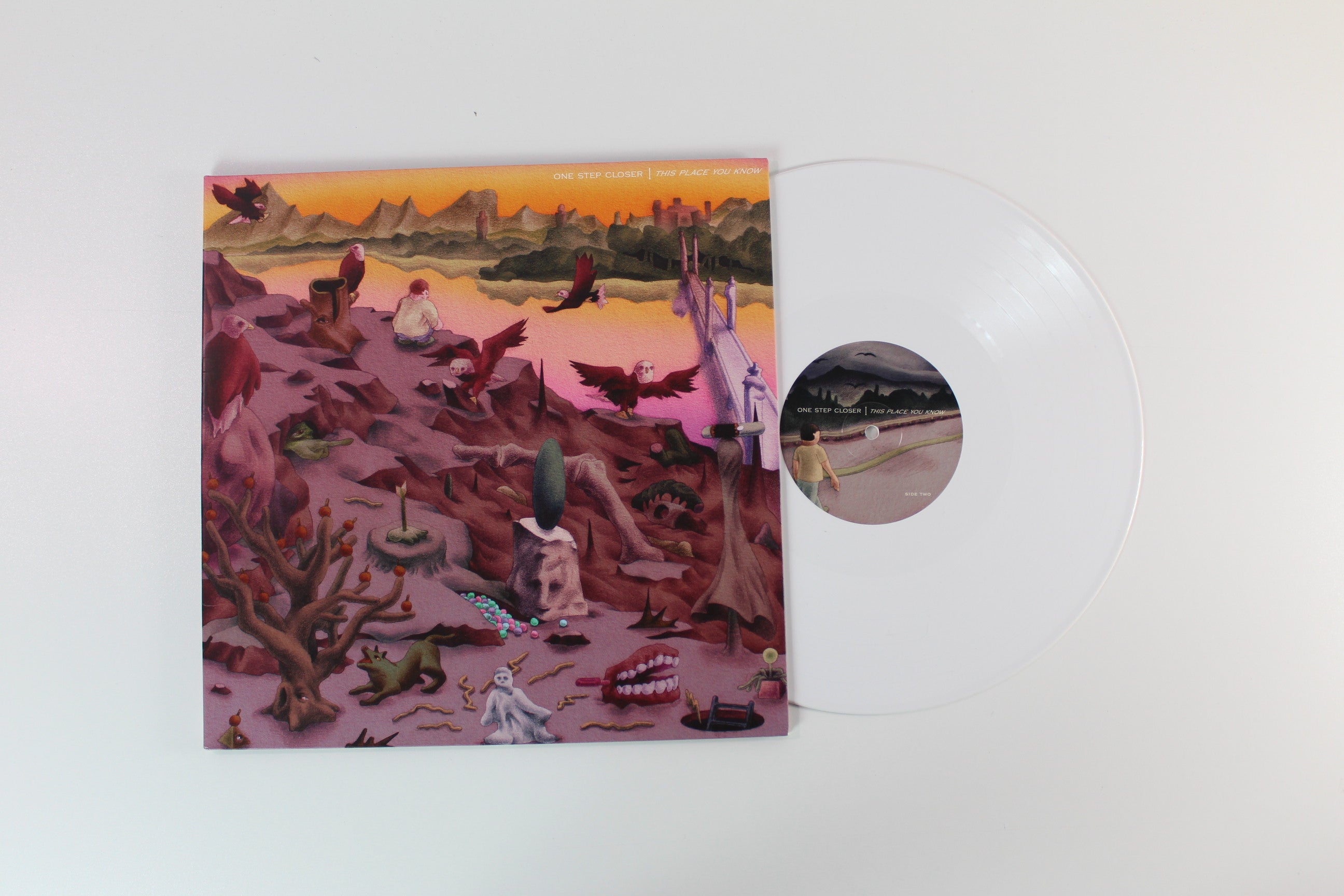One Step Closer - This Place You Know on Run for Cover Ltd White Vinyl