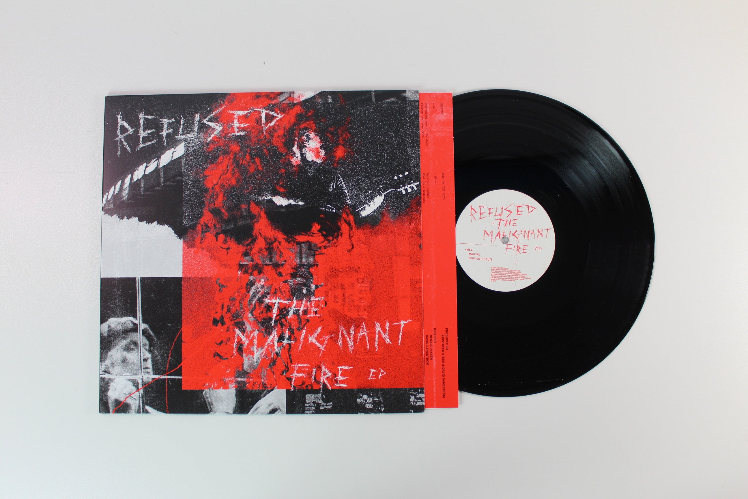 Refused - The Malignant Fire EP on Spinefarm 45 RPM EP