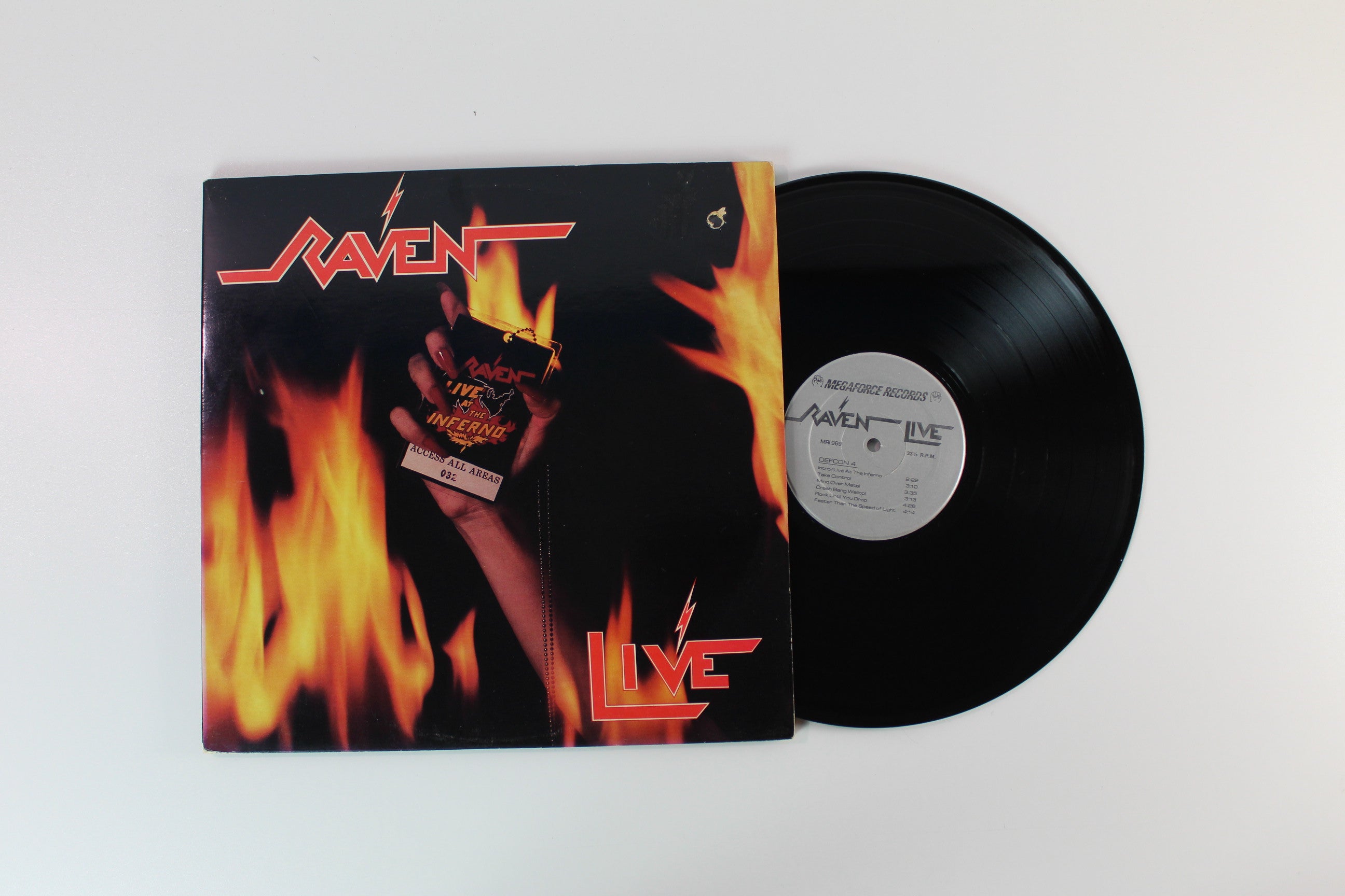 Raven - Live At The Inferno on Megaforce