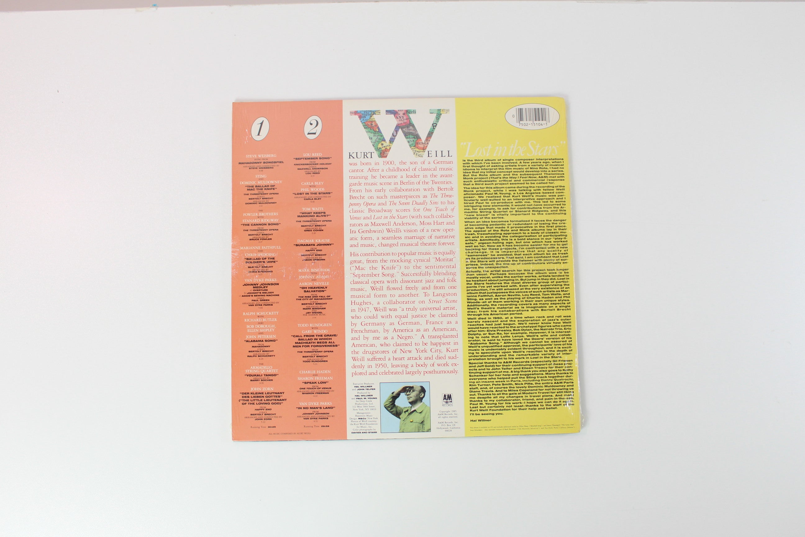 Various - Lost In The Stars (The Music Of Kurt Weill) on A&M Sealed