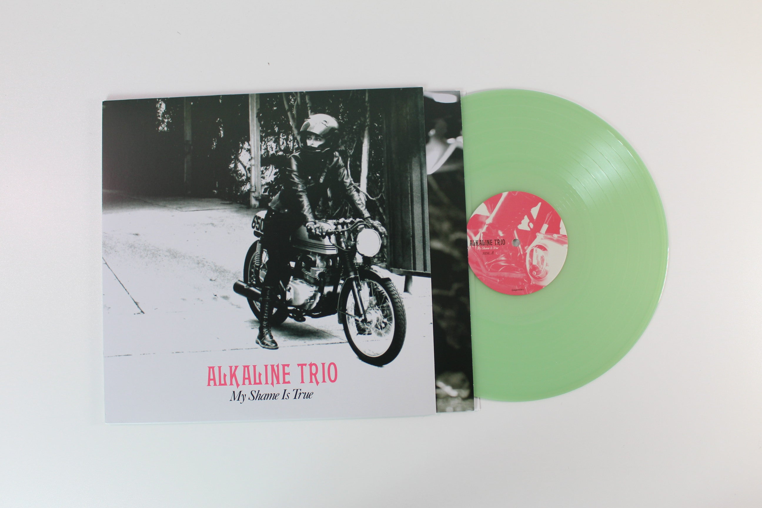 Alkaline Trio - My Shame Is True on Epitaph Ltd Coke Bottle Clear Reissue
