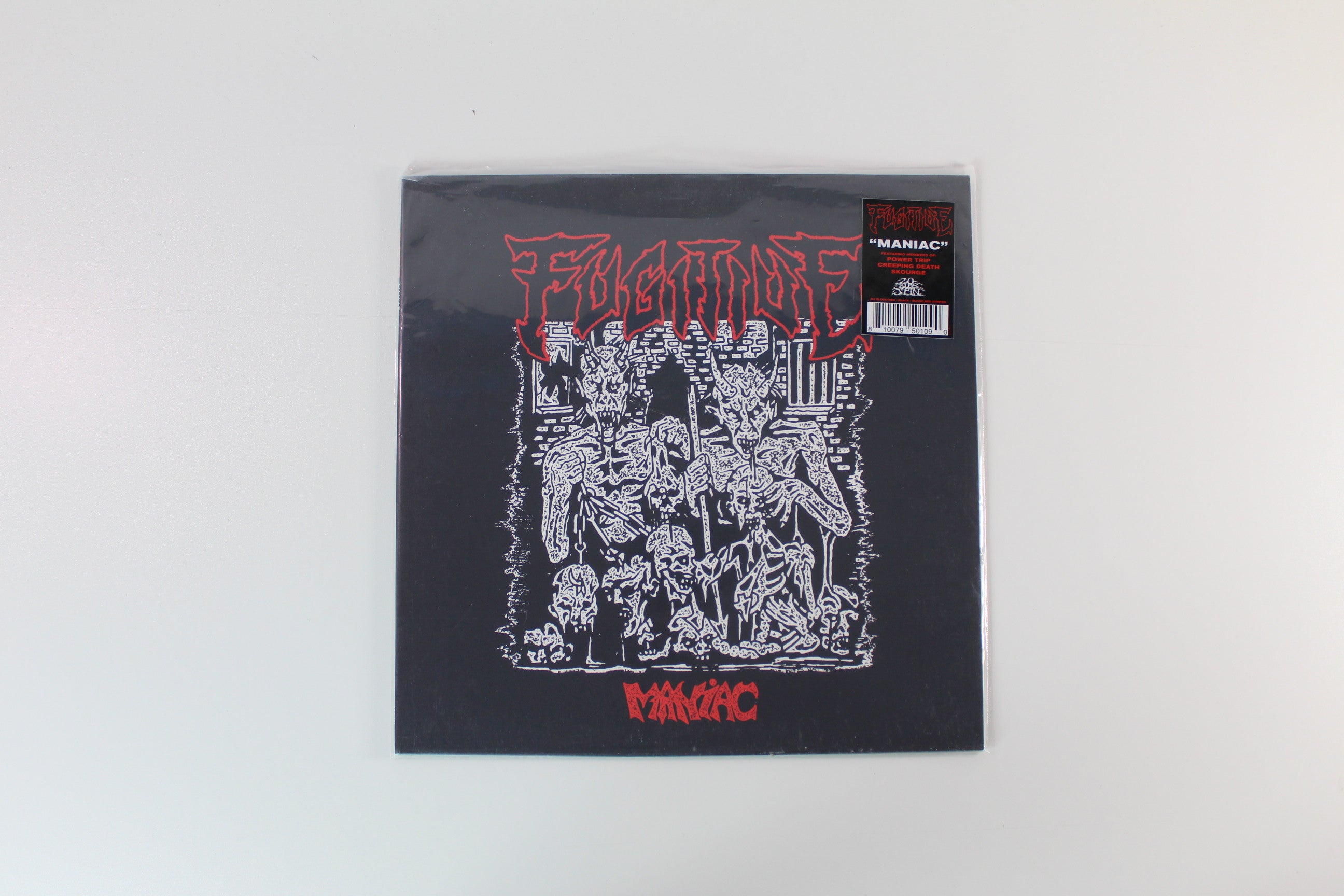 Fugitive - Maniac on 20 Buck Spin Red / Black Vinyl 45 RPM Reissue