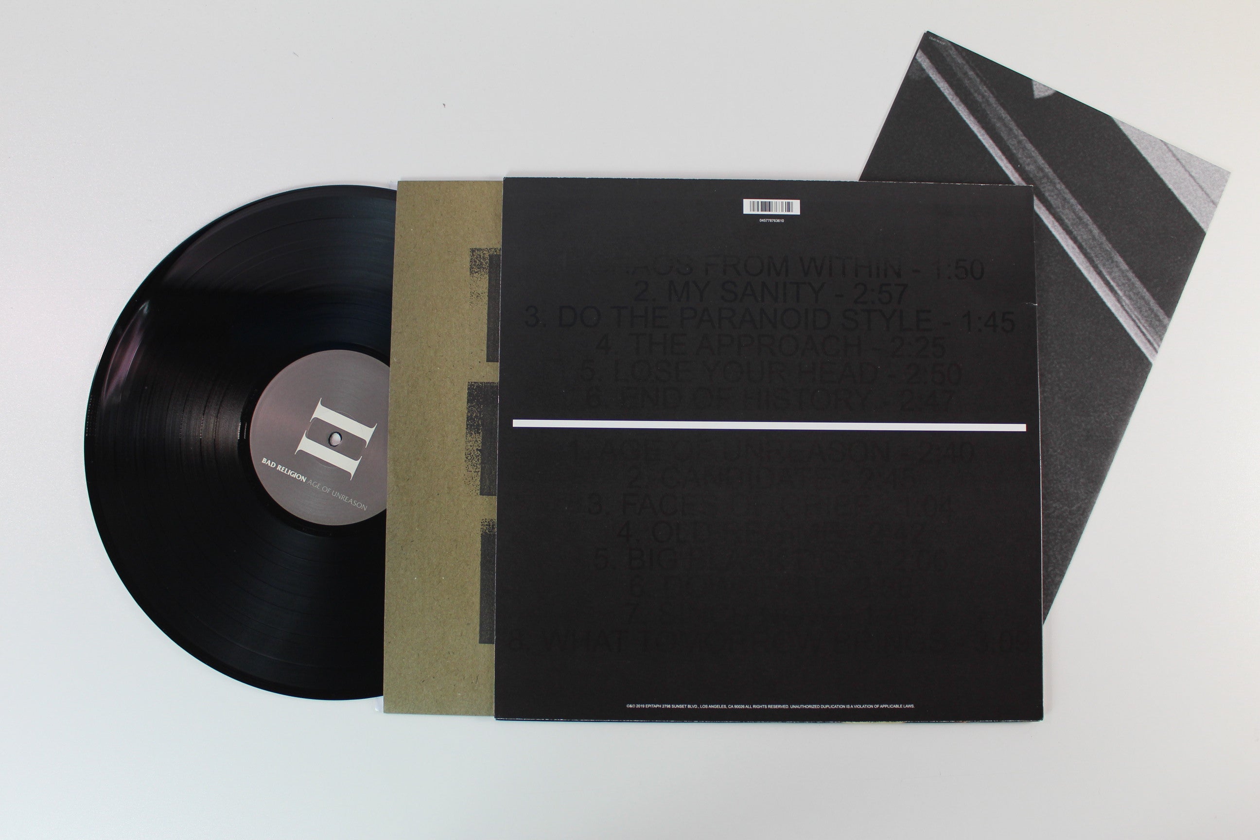 Bad Religion - Age Of Unreason on Epitaph