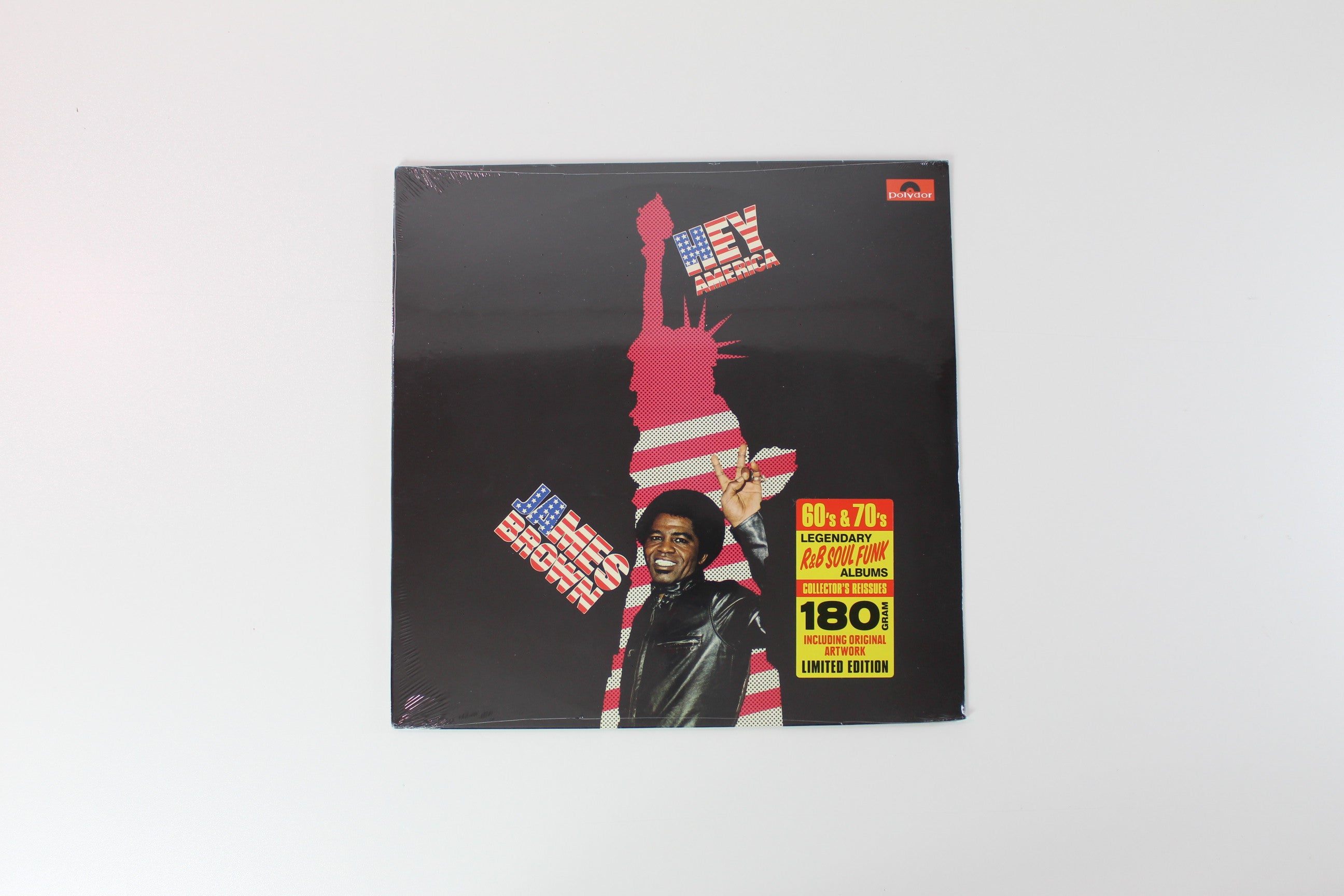 James Brown - Hey America on Polydor Ltd Reissue Sealed