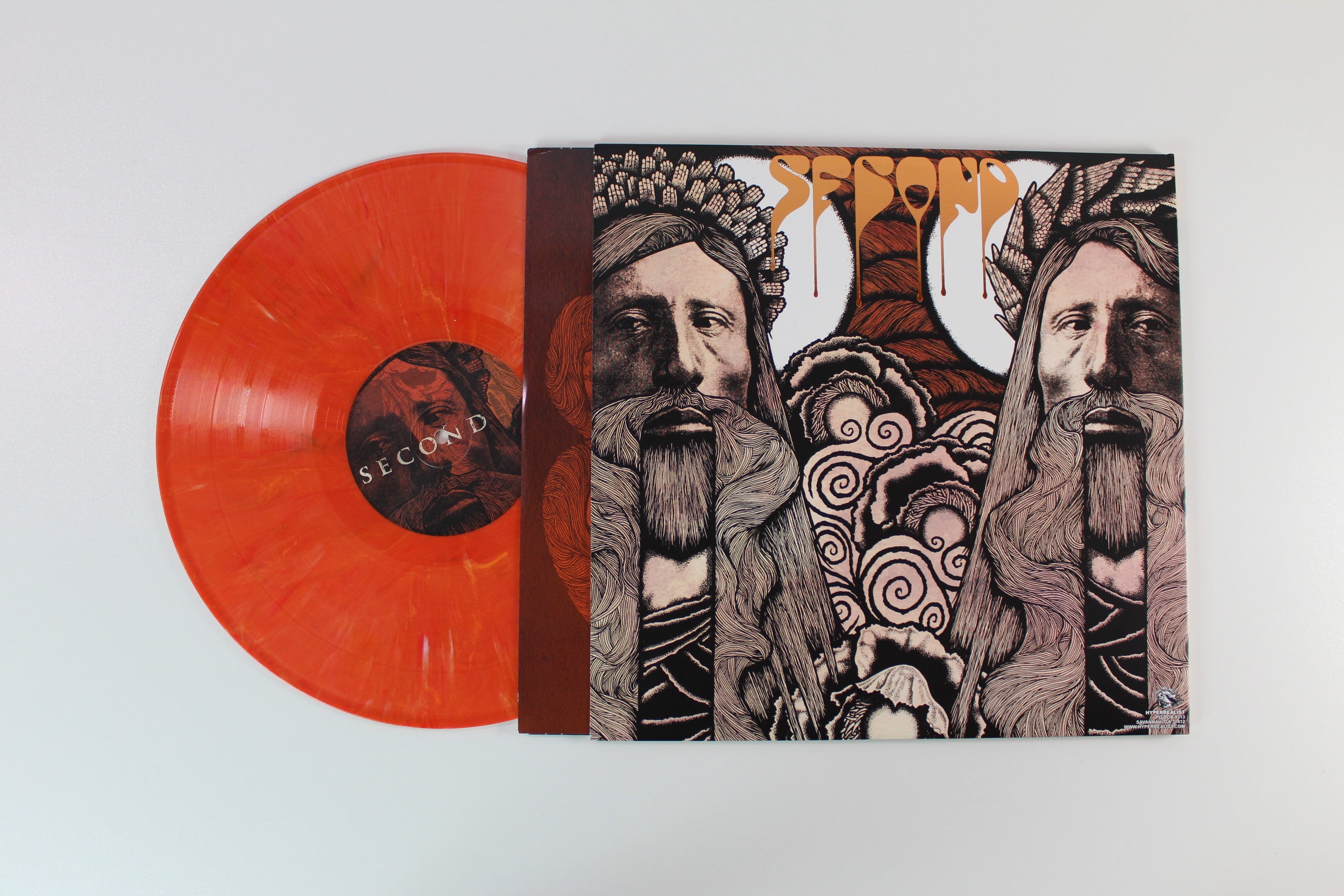 Baroness - First & Second Reissue on Hyperrealist Orange Marbled Vinyl