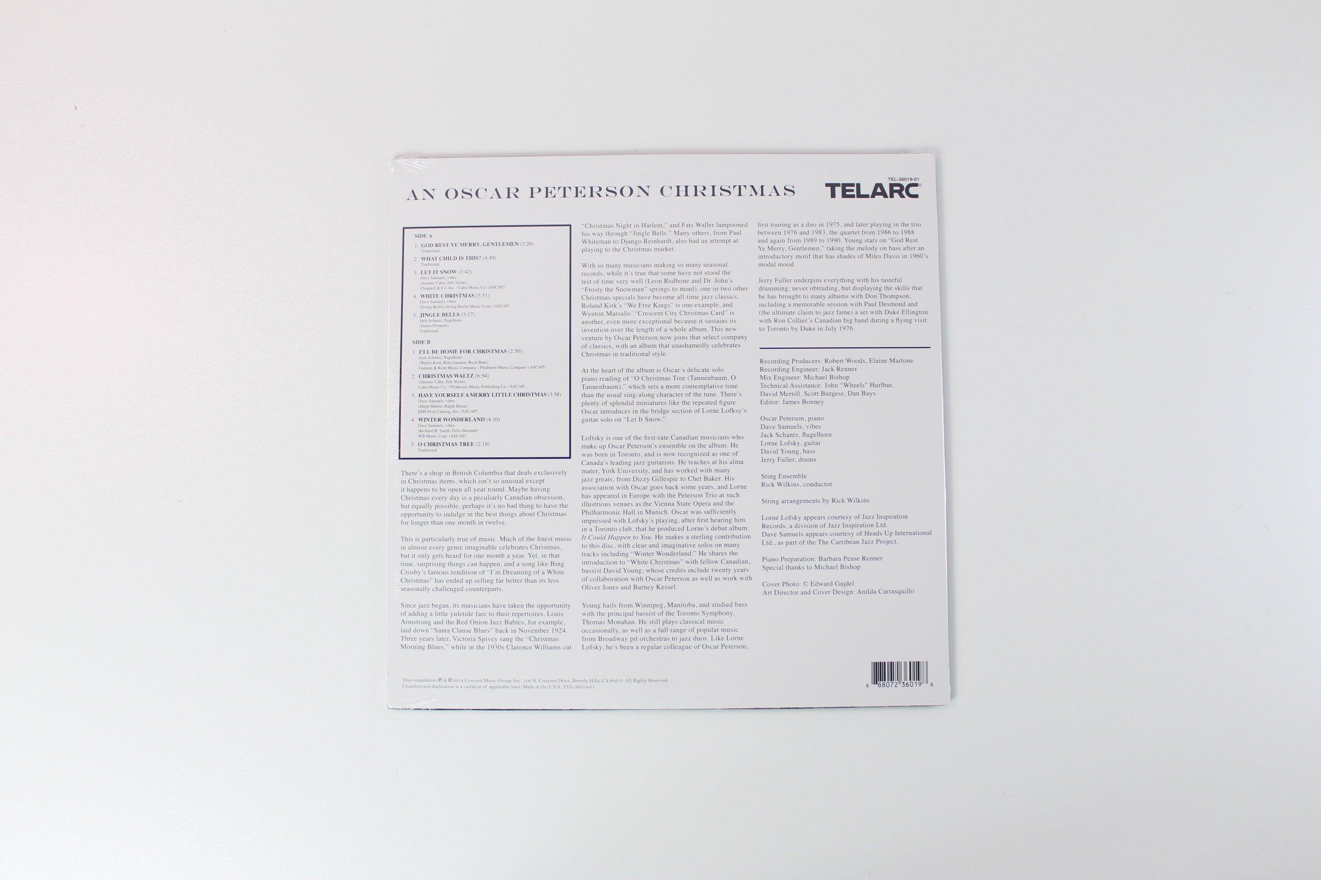 Oscar Peterson - An Oscar Peterson Christmas on Telarc Sealed