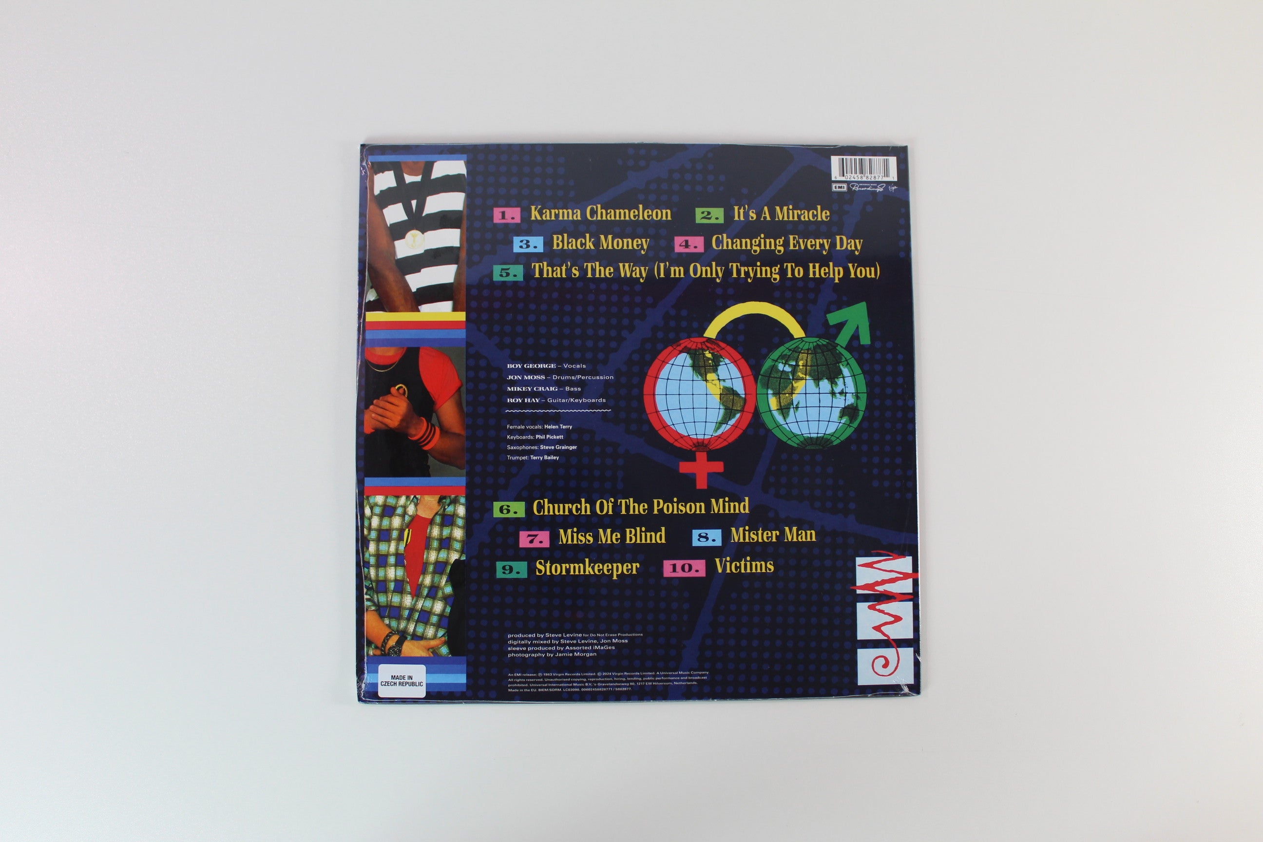Culture Club - Colour By Numbers Ltd. Reissue on EMI Light Blue Vinyl SEALED