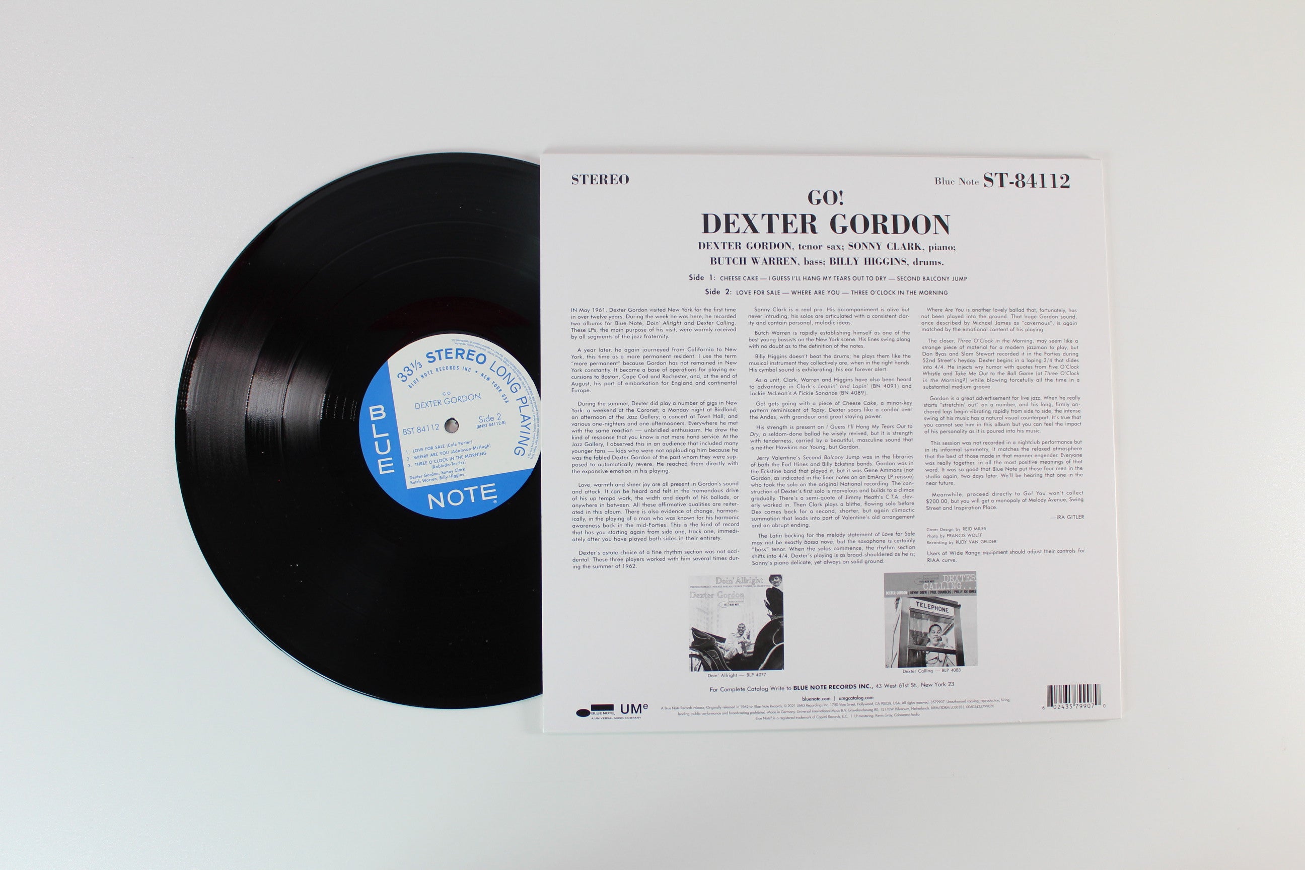 Dexter Gordon - Go! Reissue on Blue Note Classic Vinyl Series