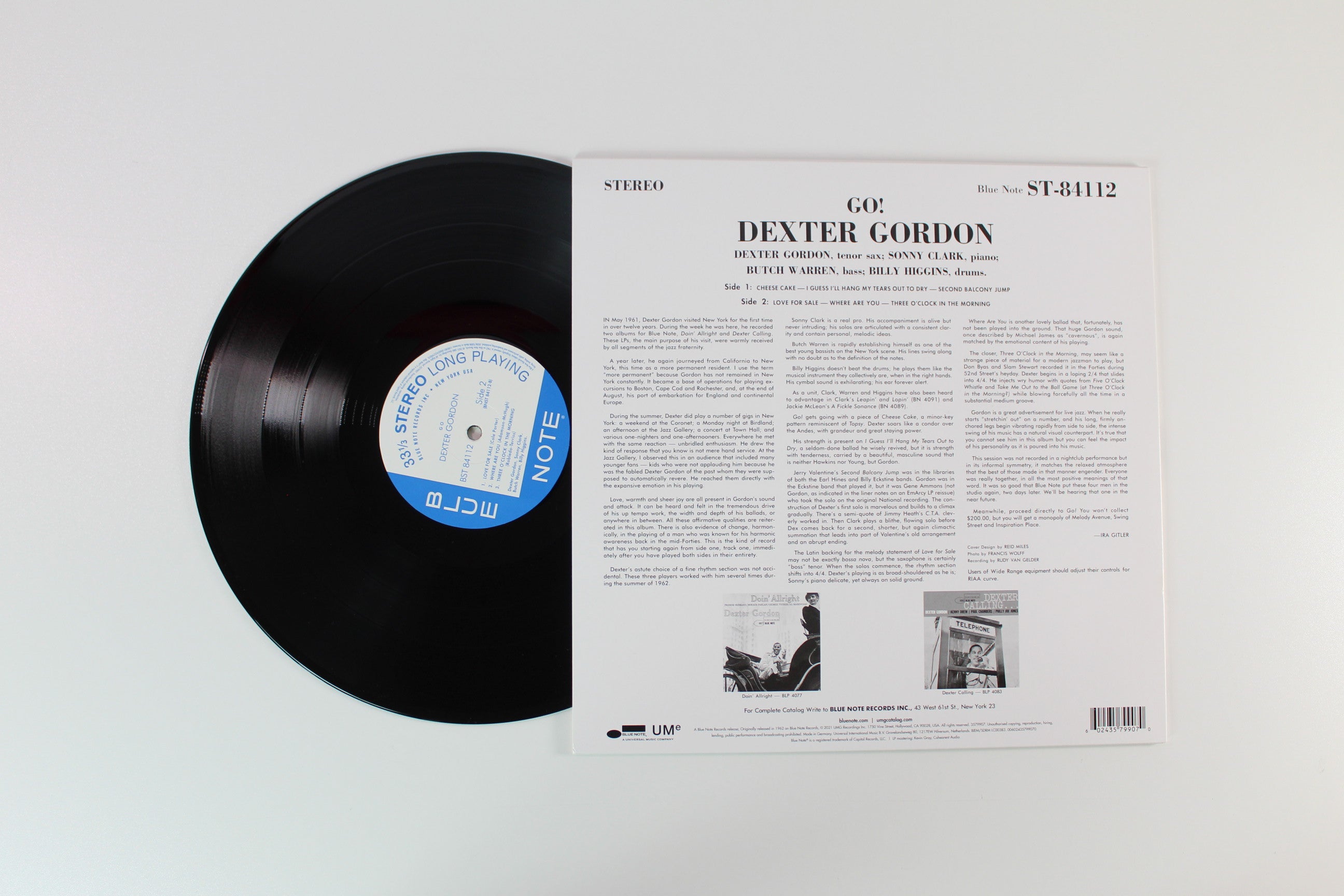 Dexter Gordon - Go! Reissue on Blue Note Classic Vinyl Series
