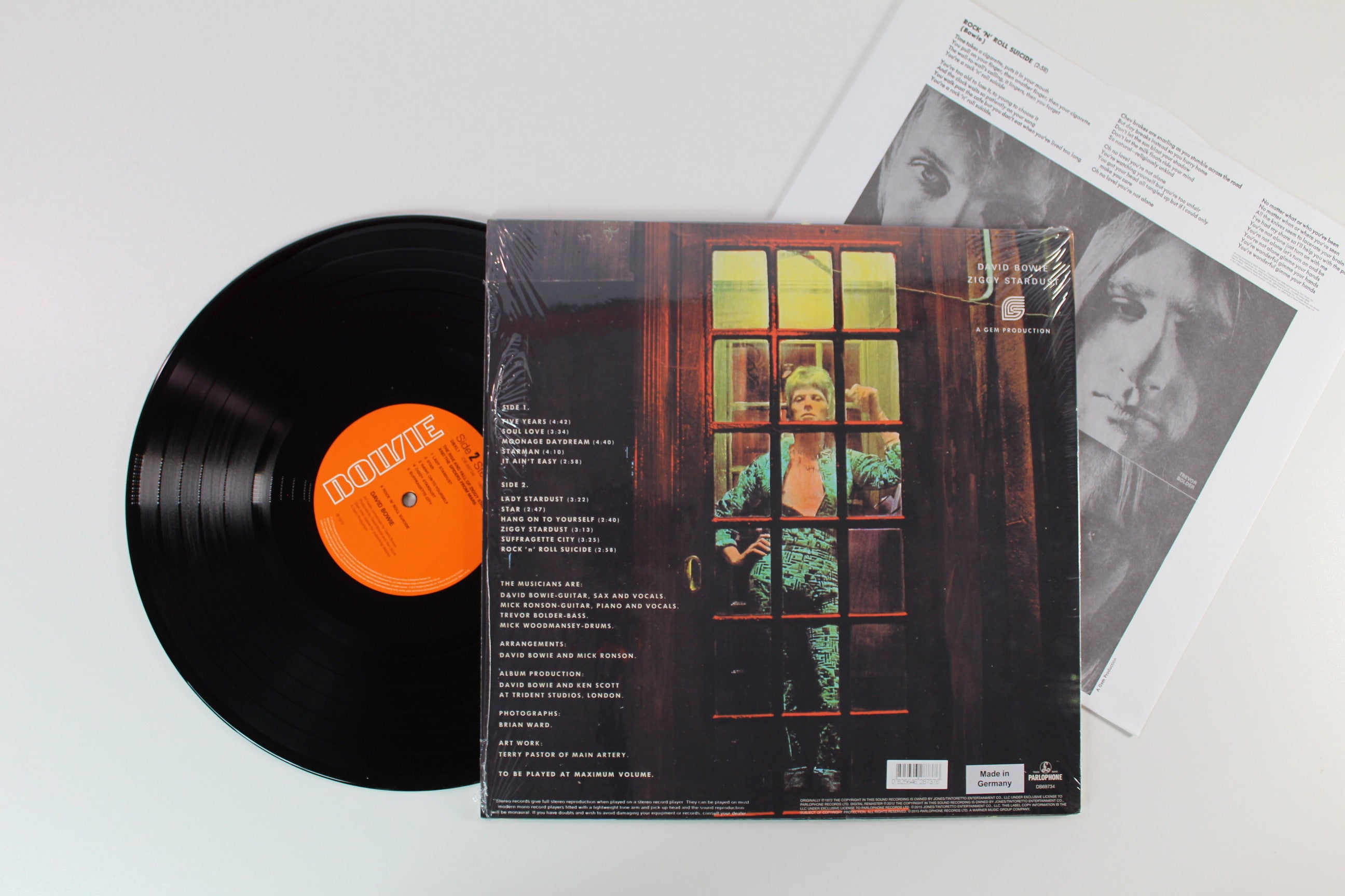 David Bowie - The Rise And Fall Of Ziggy Stardust And The Spiders From Mars Reissue on Parlophone