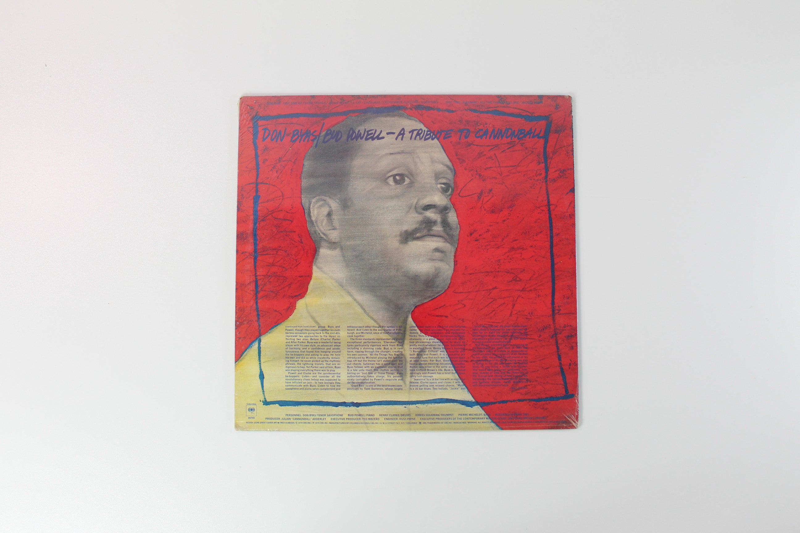 Don Byas Bud Powell - A Tribute To Cannonball on Columbia Sealed