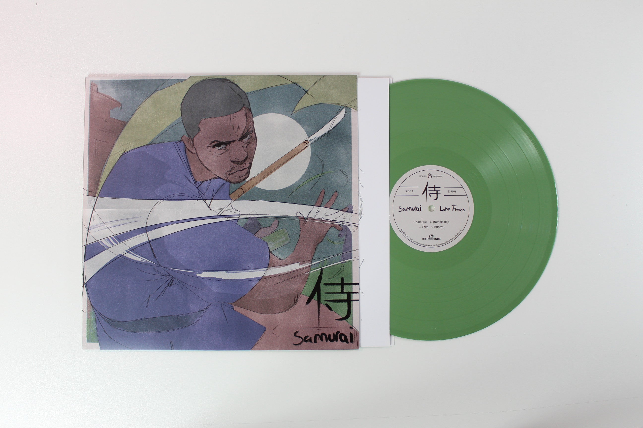 Lupe Fiasco - Samurai on 1st & 15th Indie Exclusive Olive Green