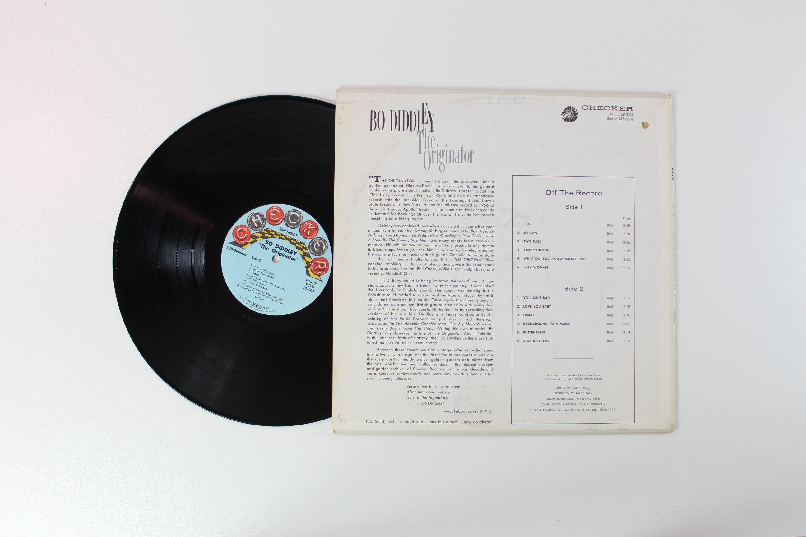 Bo Diddley - The Originator on Checker Mono