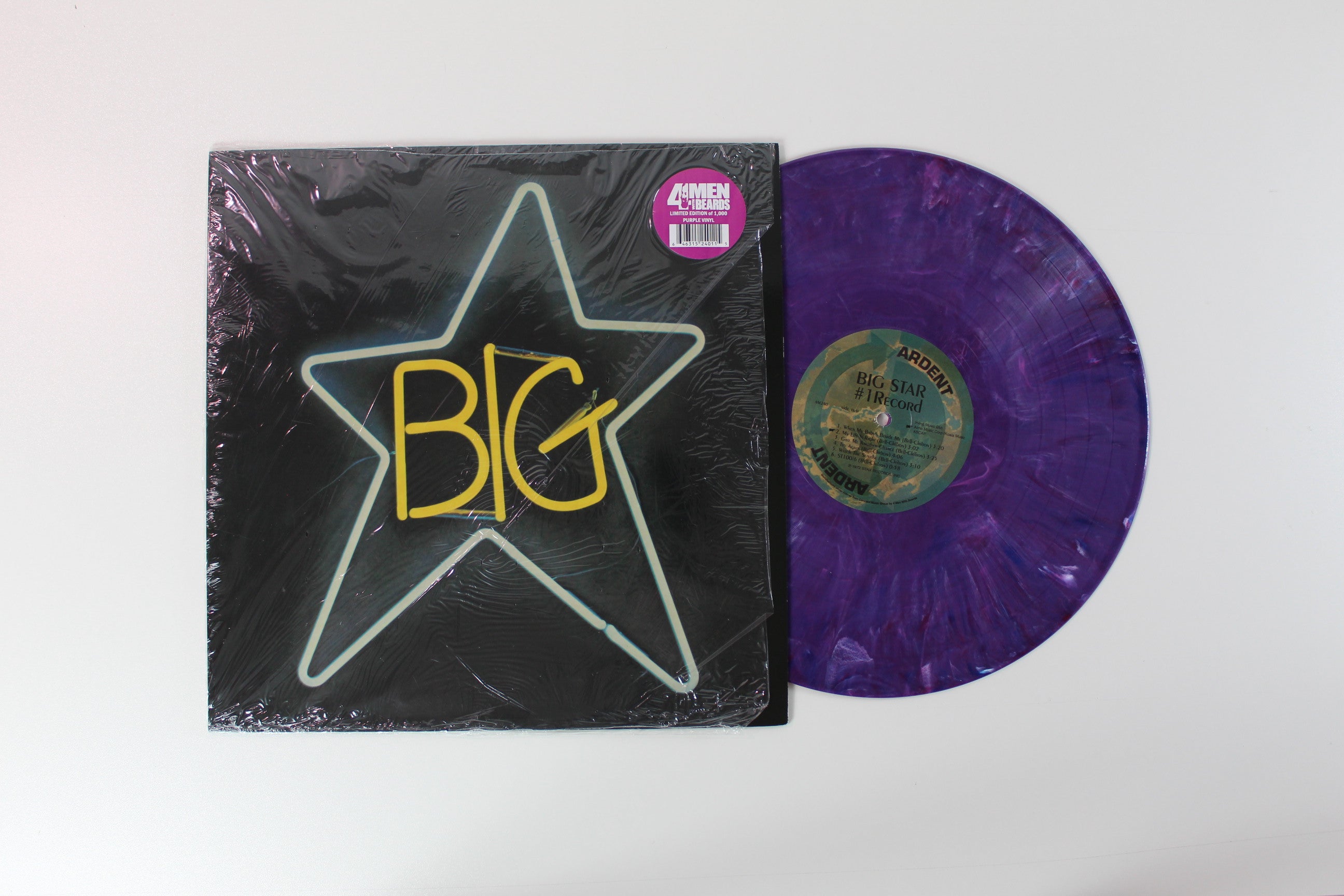 Big Star - #1 Record on 4 Men With Beards Ltd Purple Marble Vinyl Reissue