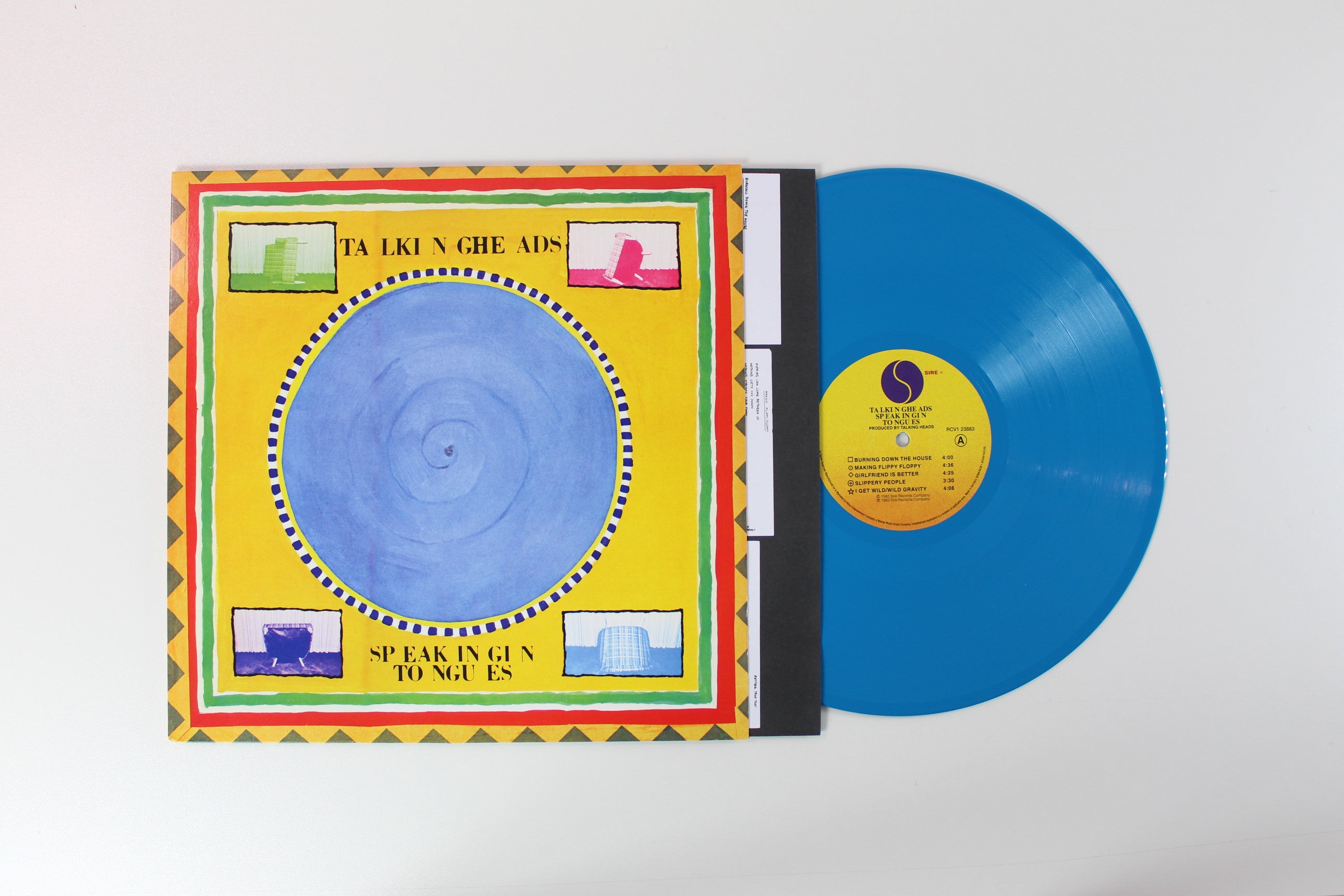 Talking Heads - Speaking In Tongues on Sire Rhino Ltd Blue Vinyl Reissue