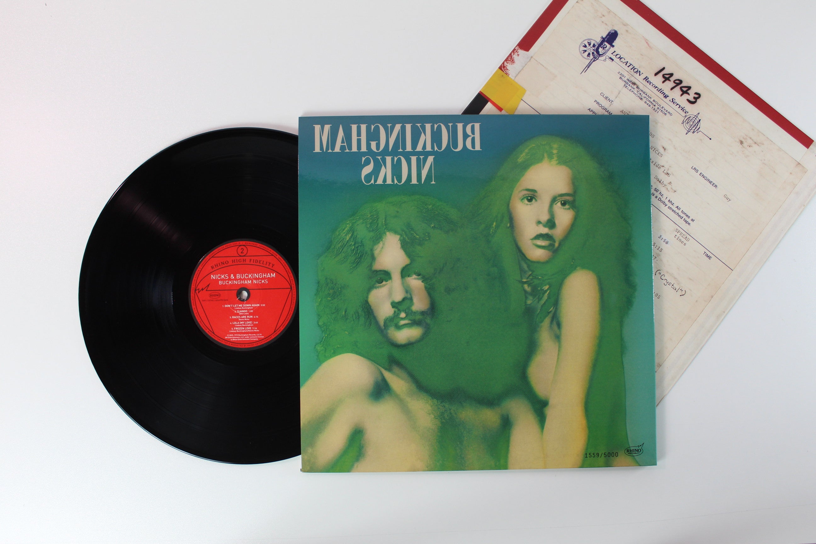 Buckingham Nicks - Buckingham Nicks on Rhino Ltd Numbered 180 Gram Reissue