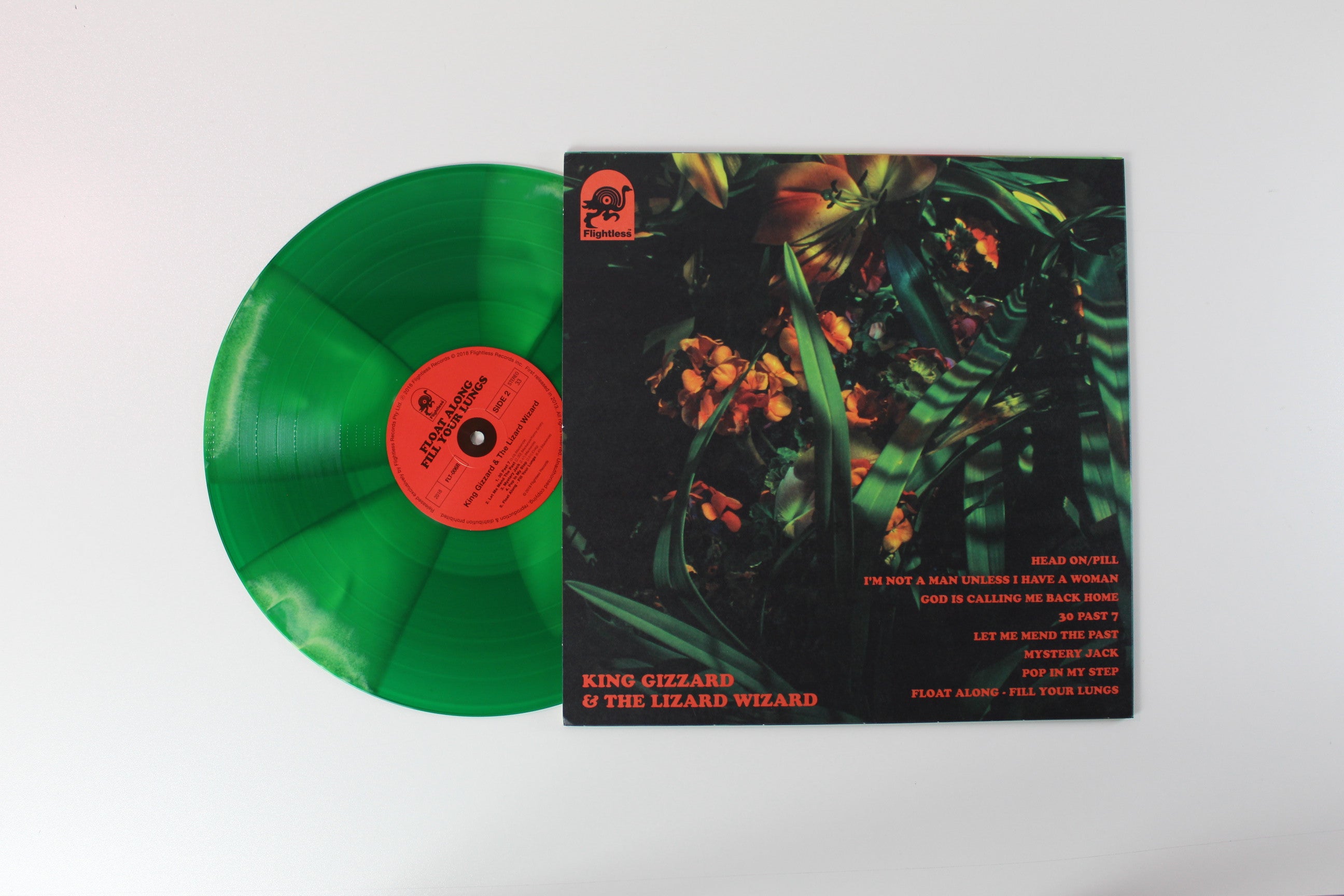 King Gizzard And The Lizard Wizard - Float Along - Fill Your Lungs on Flightless Ltd Kale & Banana Smoothie Vinyl Reissue