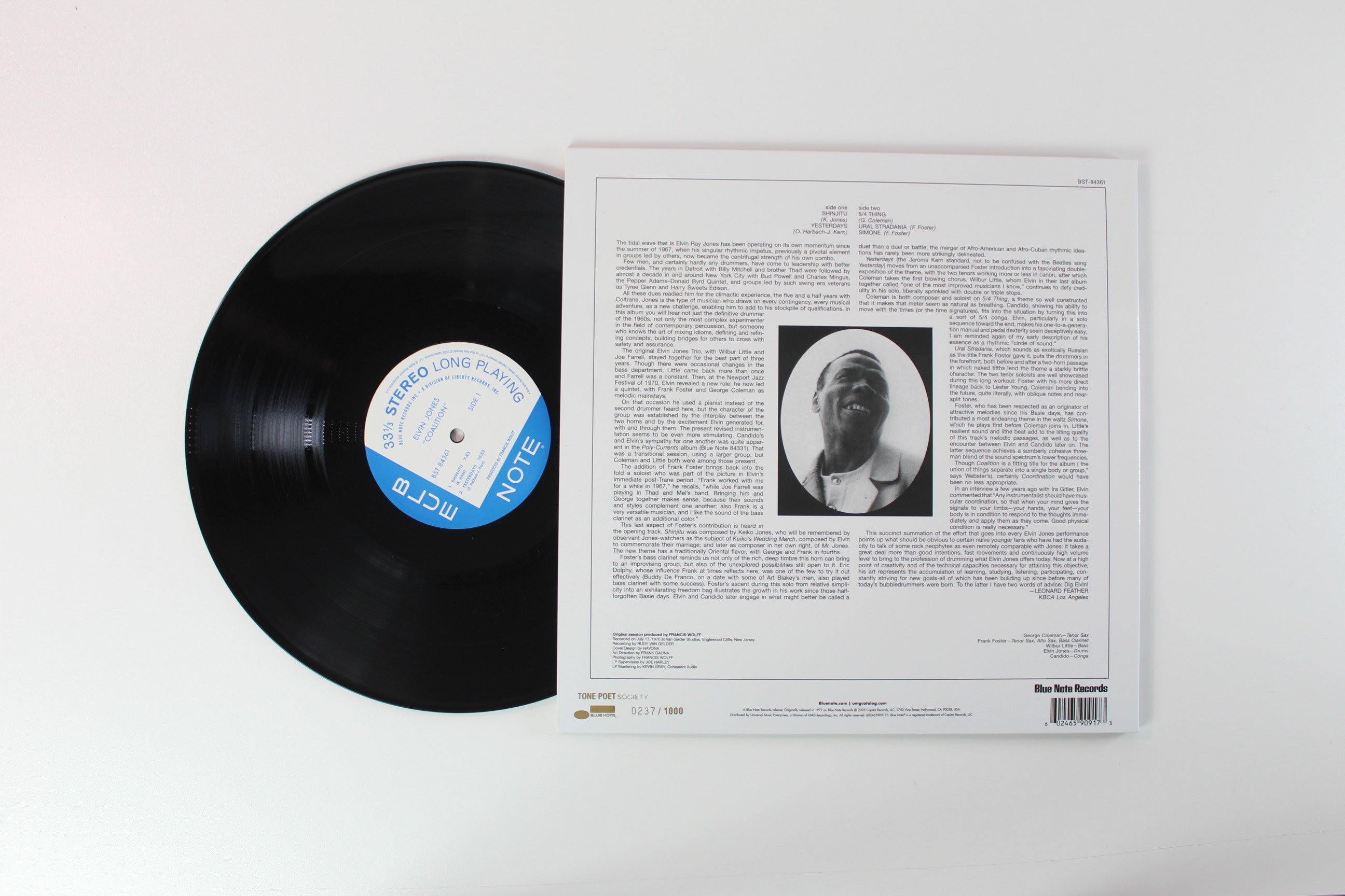 Elvin Jones - Coalition on Blue Note Tone Poet Society Ltd Numbered Reissue