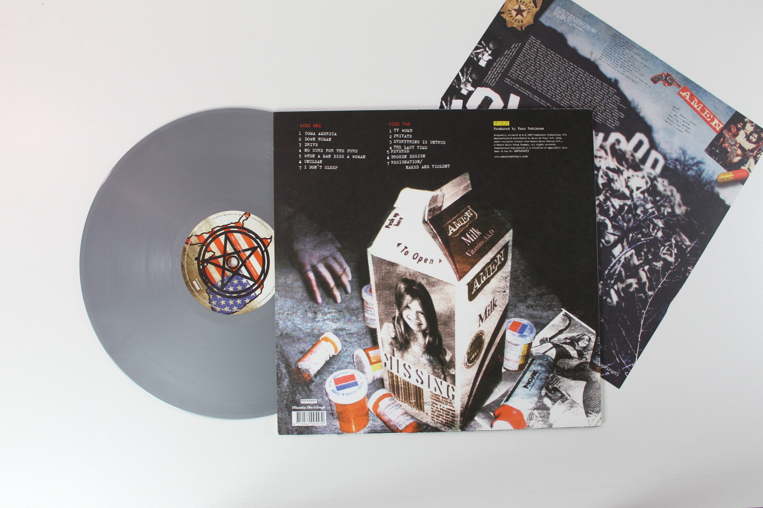 Amen - Amen on Music on Vinyl Ltd Numbered Silver Vinyl Reissue