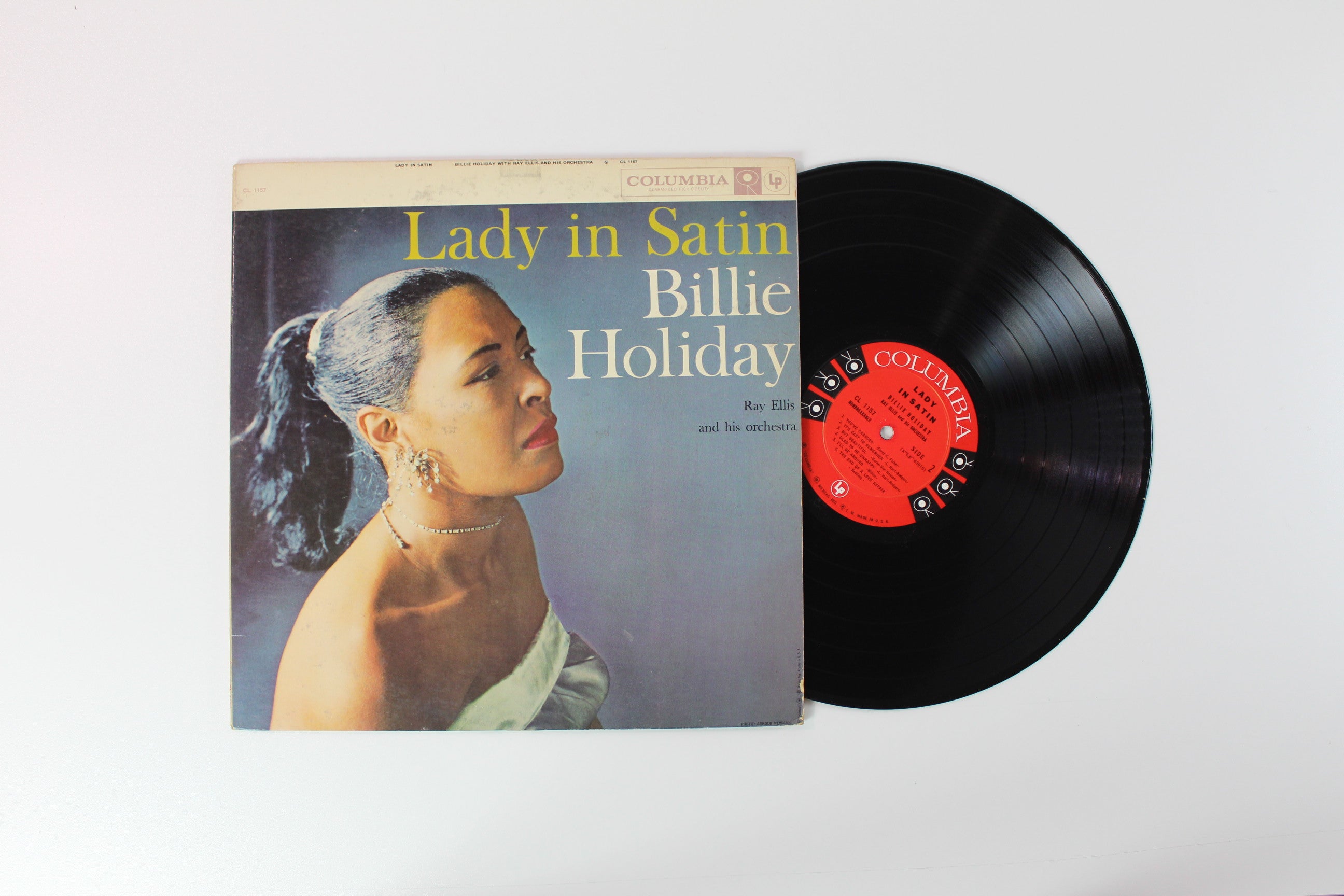 Billie Holiday, Ray Ellis And His Orchestra - Lady In Satin on Columbia 6 Eye Mono
