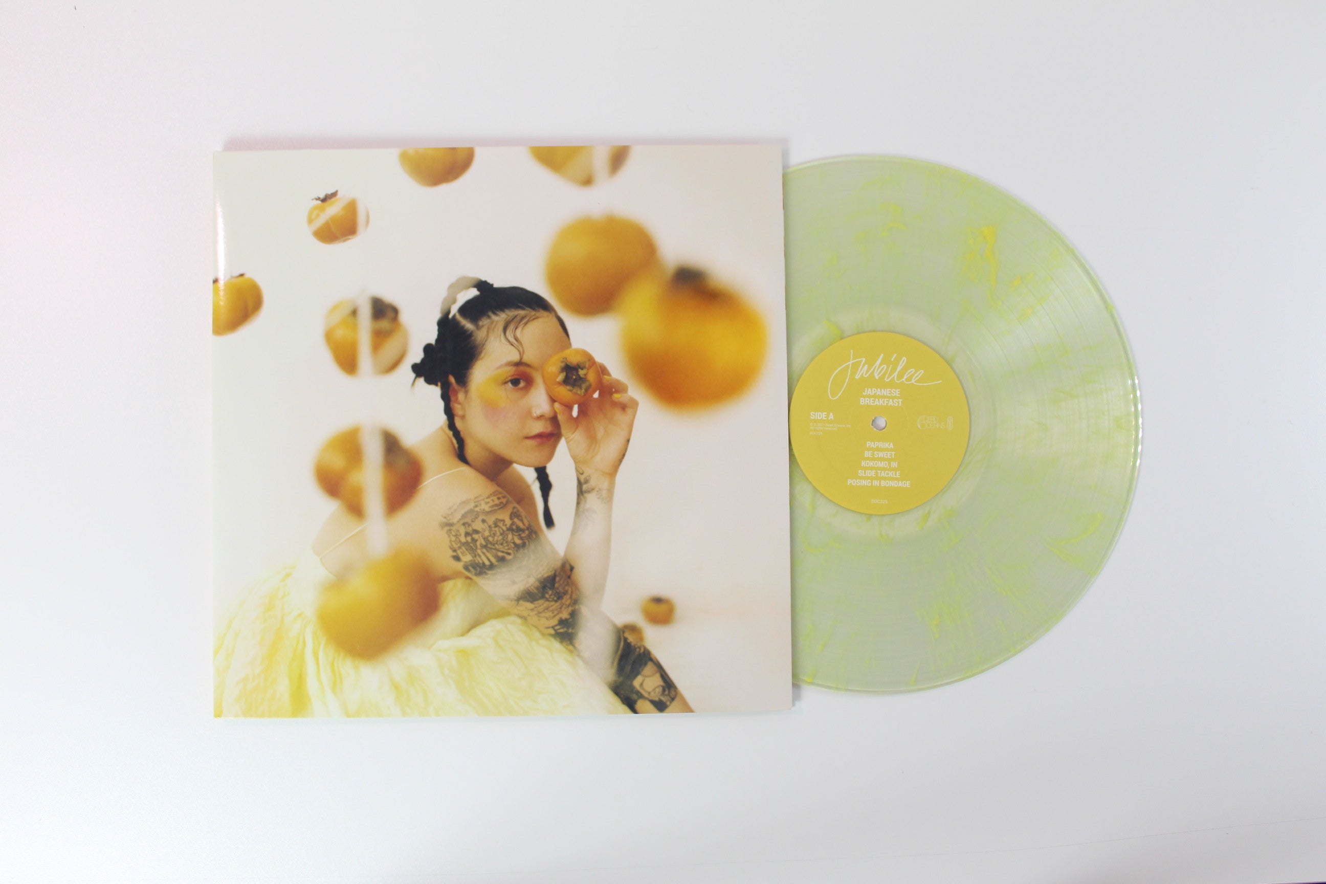 Japanese Breakfast - Jubilee on Dead Oceans Ltd Clear With Yellow Swirl