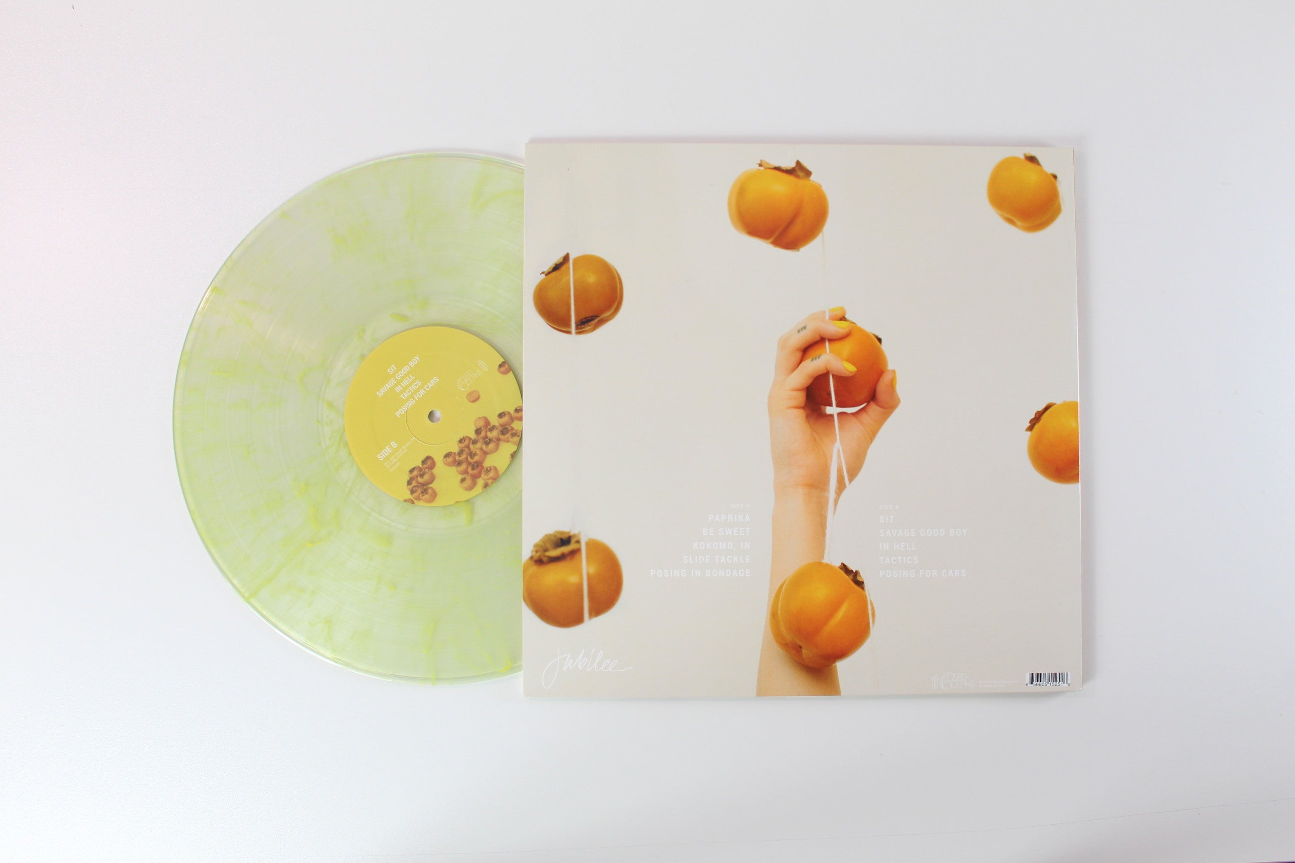 Japanese Breakfast - Jubilee on Dead Oceans Ltd Clear With Yellow Swirl