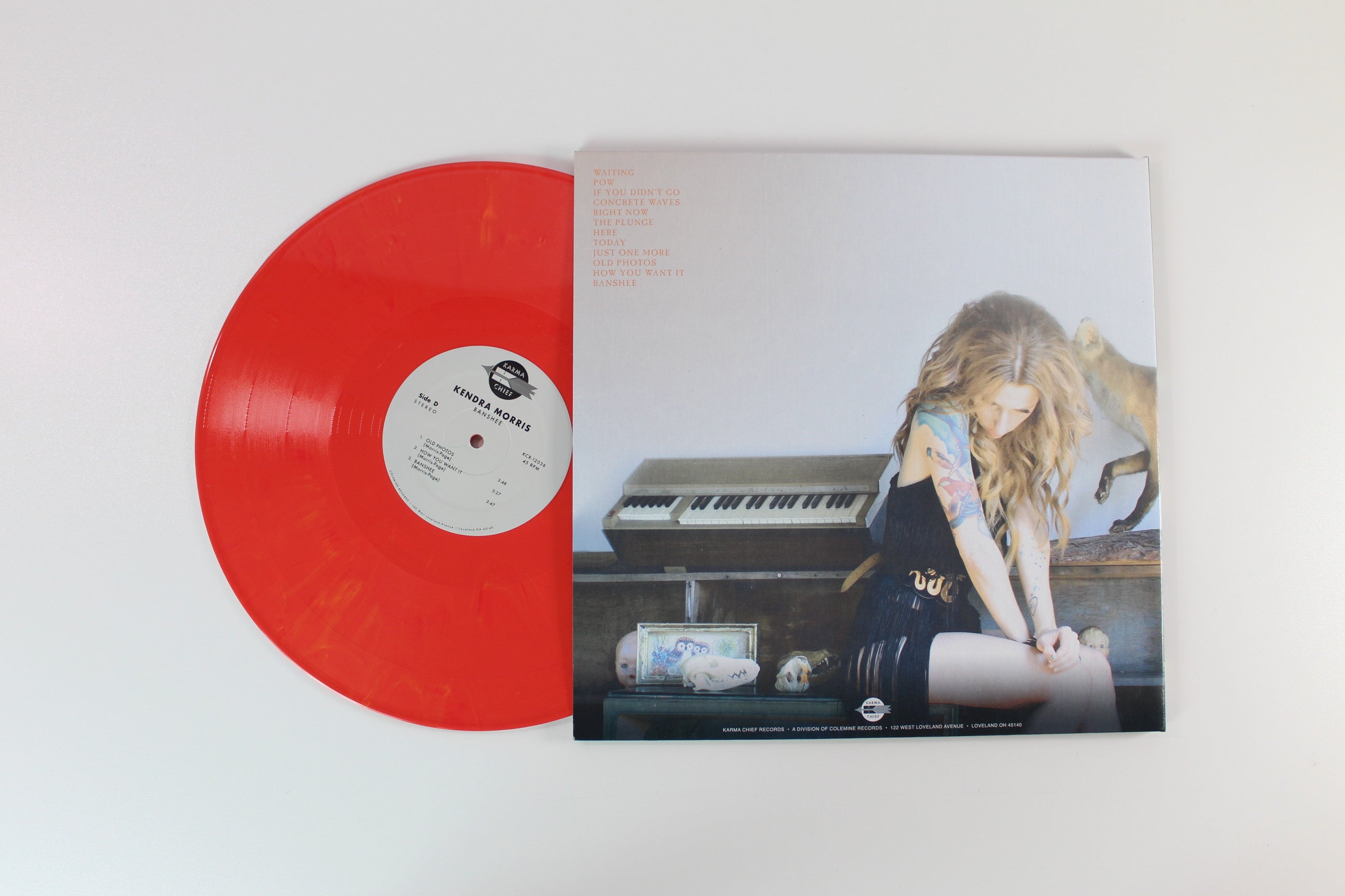 Kendra Morris - Banshee on Karma Chief Records - Blood Orange Vinyl