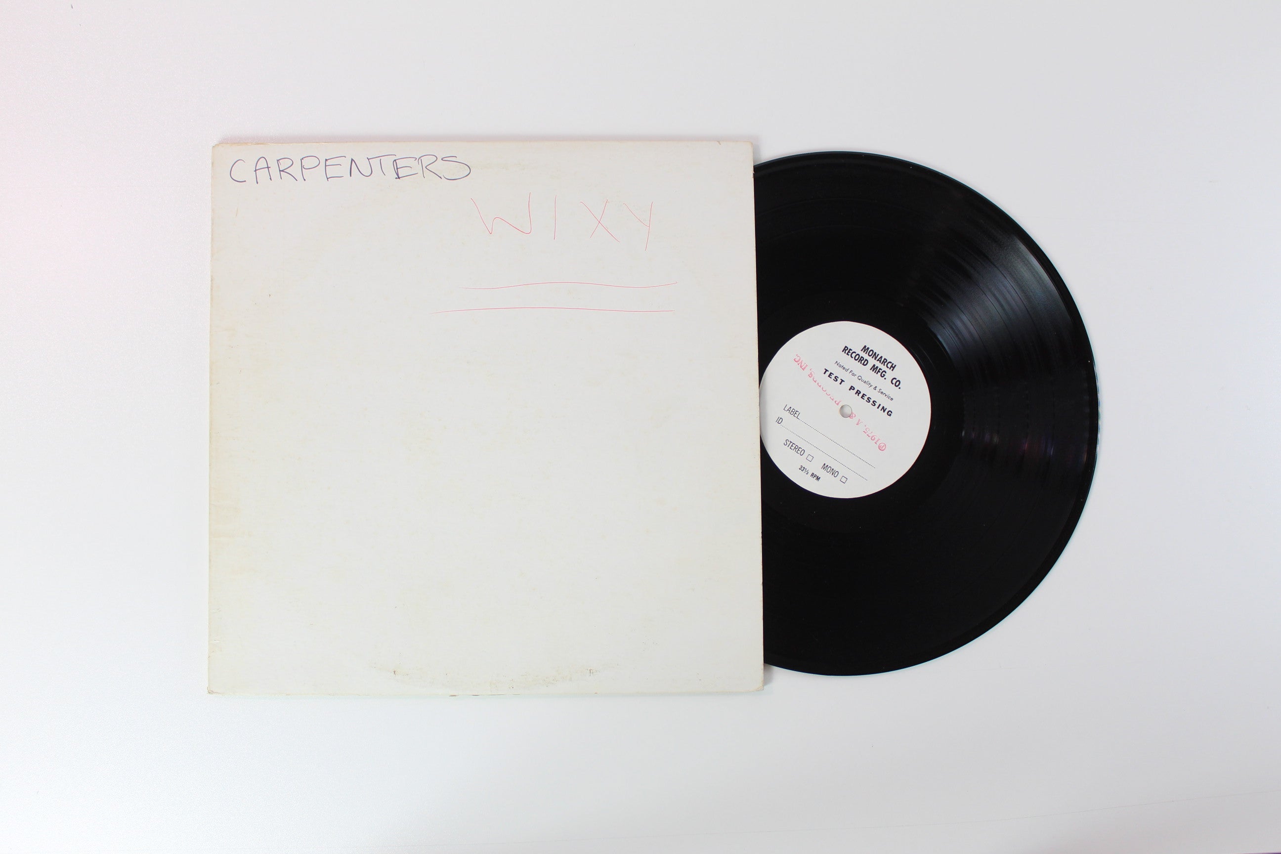 Carpenters - Horizon Monarch Test Pressing