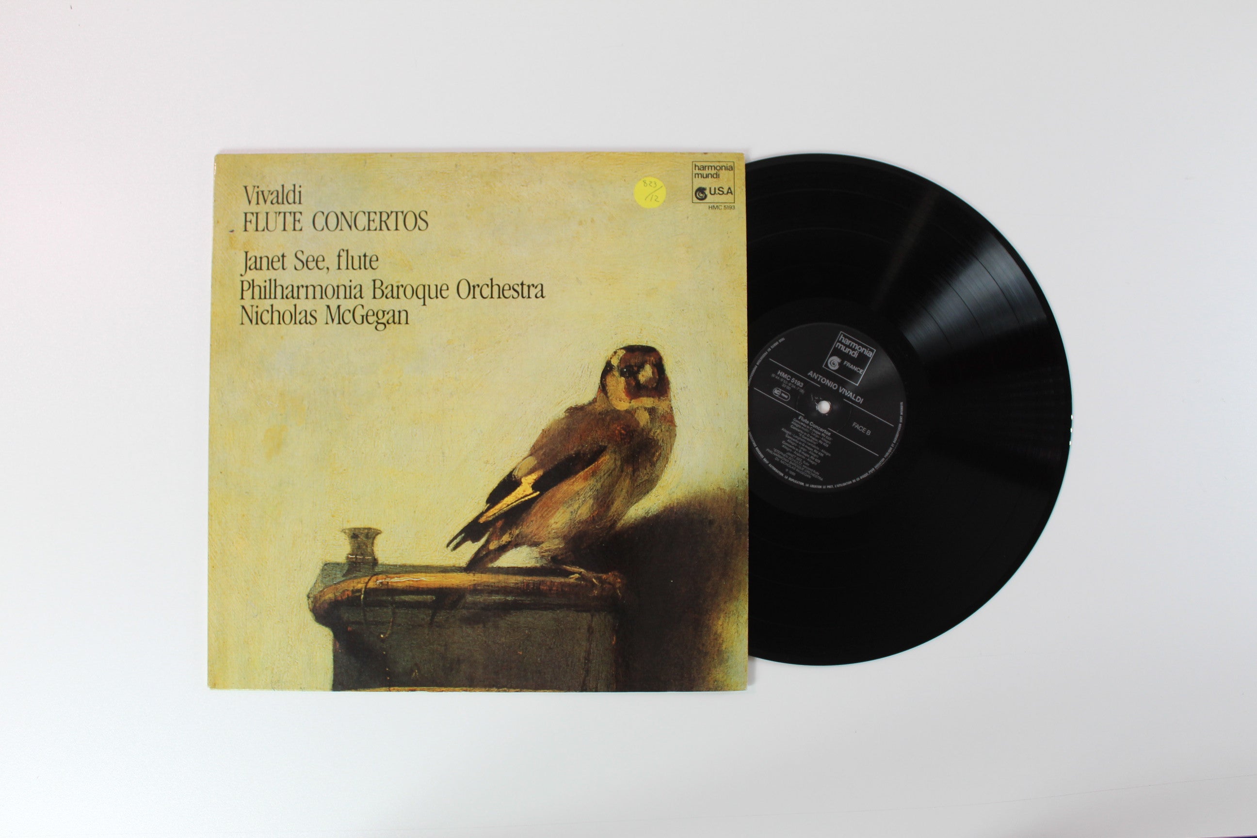 Antonio Vivaldi Janet See Philharmonia Baroque Orchestra Nicholas McGegan - Flute Concertos on Harmonia Mundi