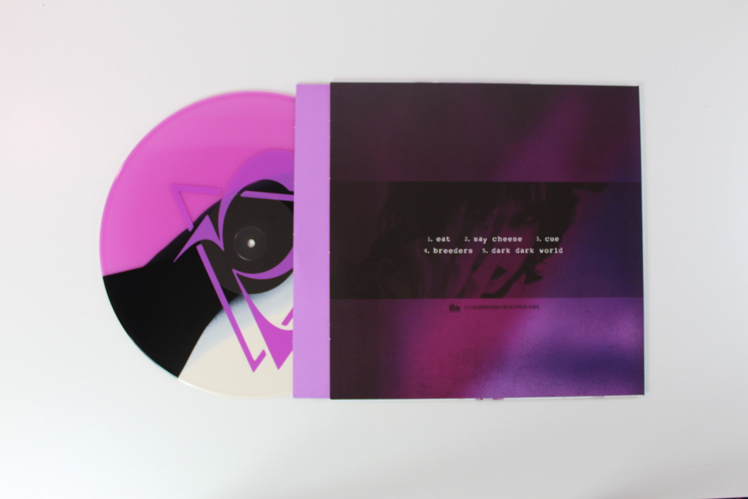 Poppy - Eat on Sumerian RSD 2024 Ltd 12" 45 RPM Single Sided EP Violet/Black/Bone Striped Tricolor Vinyl