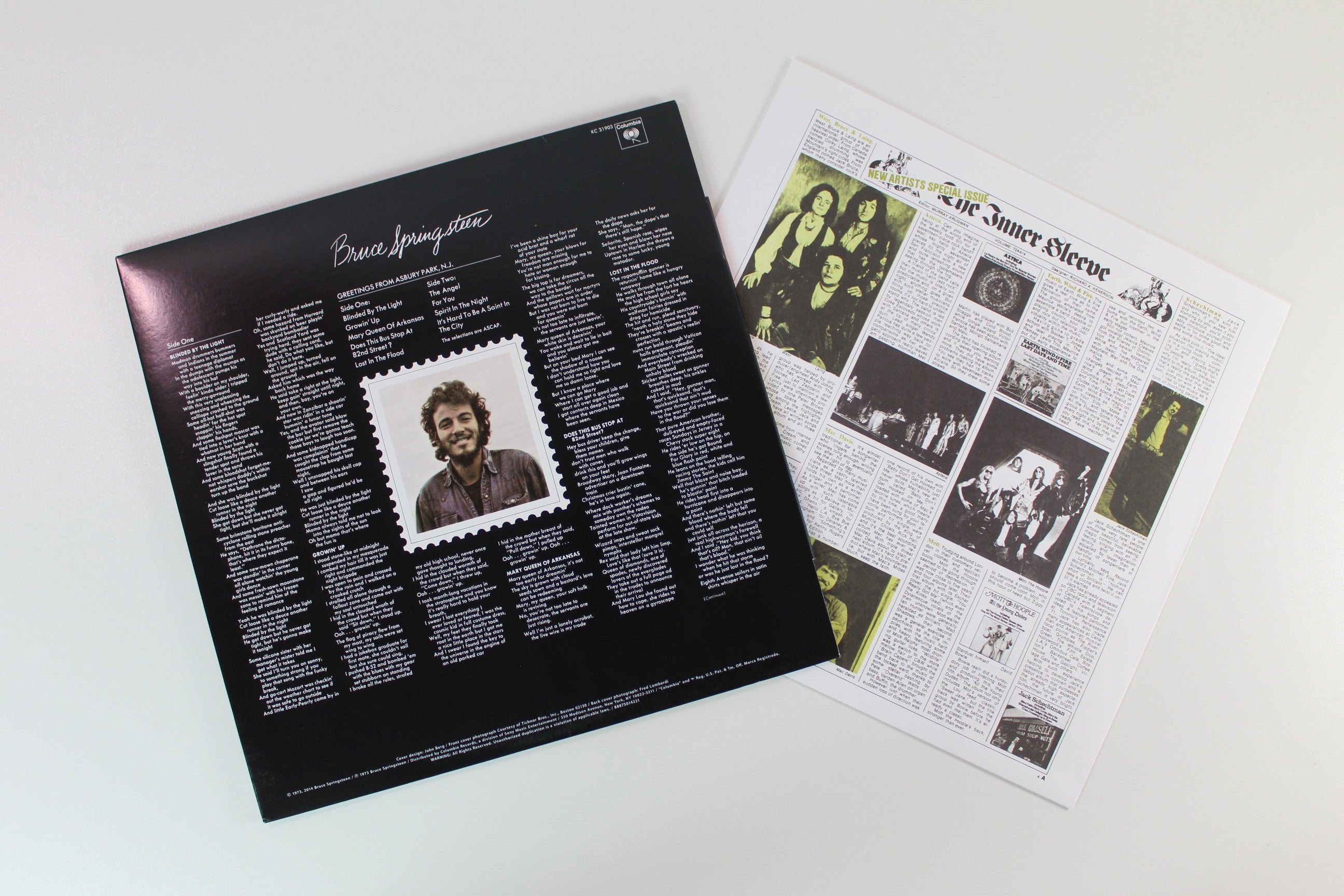 Bruce Springsteen - Greetings From Asbury Park, N.J. on Columbia Reissue