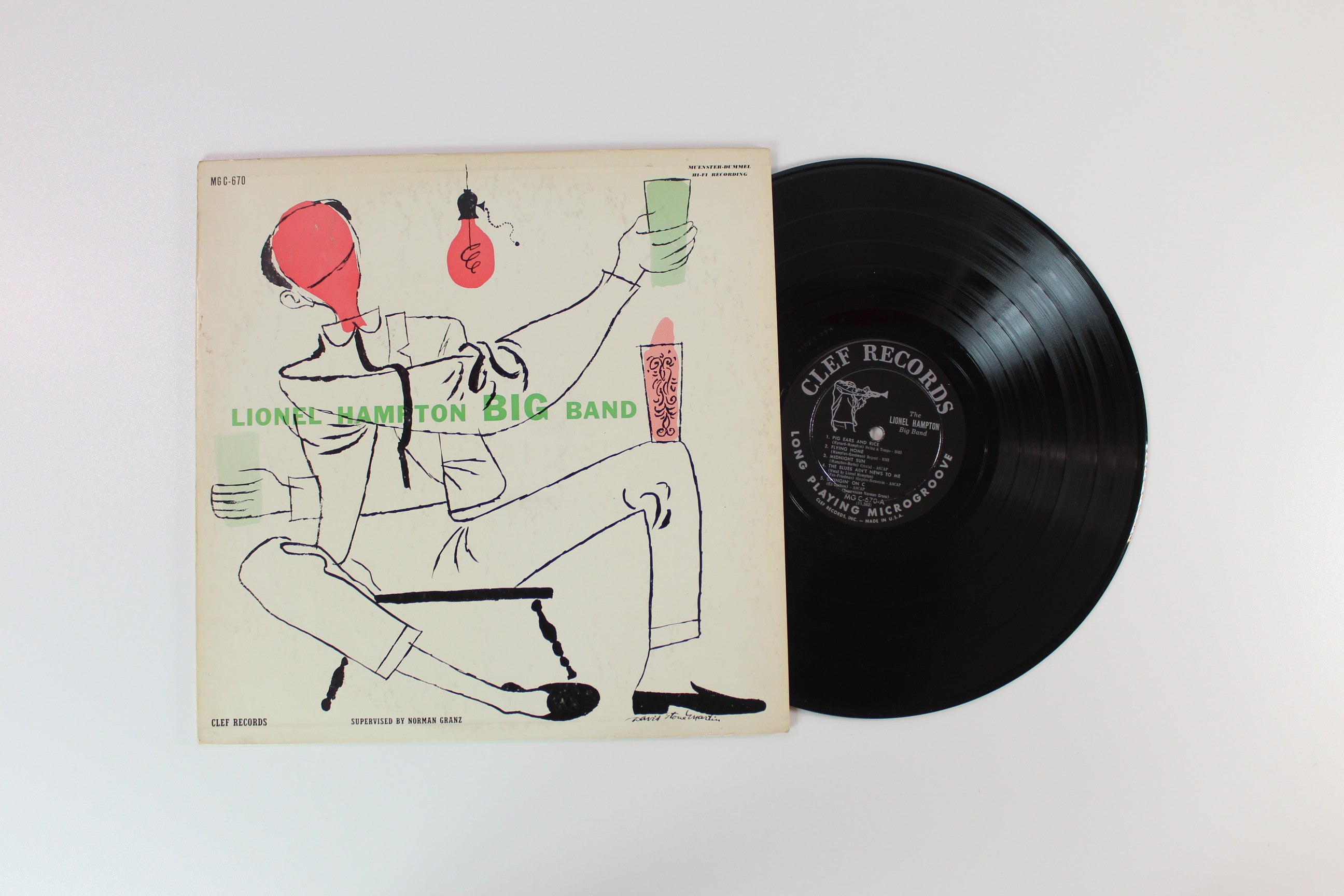Lionel Hampton & His Big Band - Lionel Hampton Big Band on Clef Records - Mono
