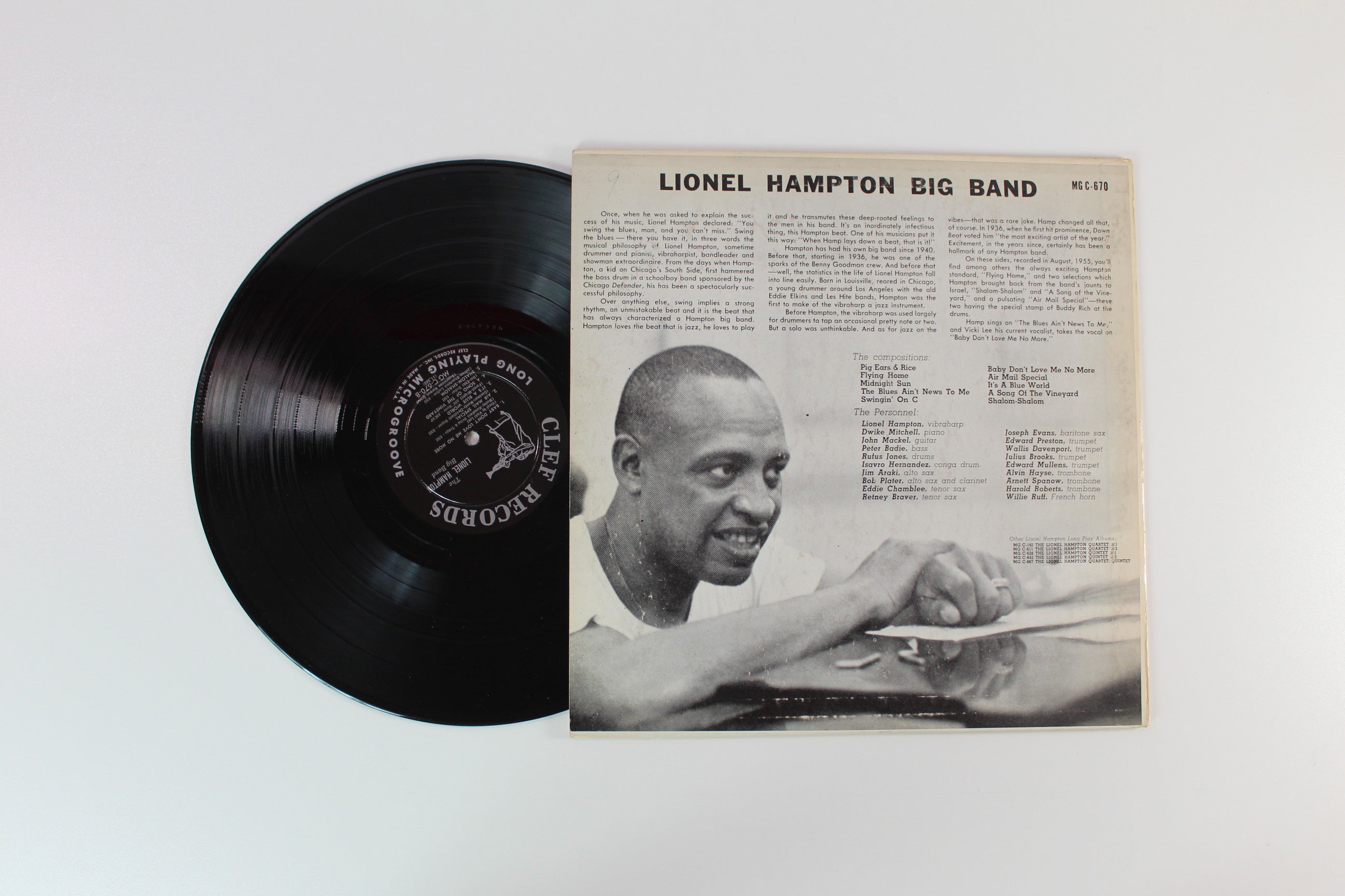 Lionel Hampton & His Big Band - Lionel Hampton Big Band on Clef Records - Mono