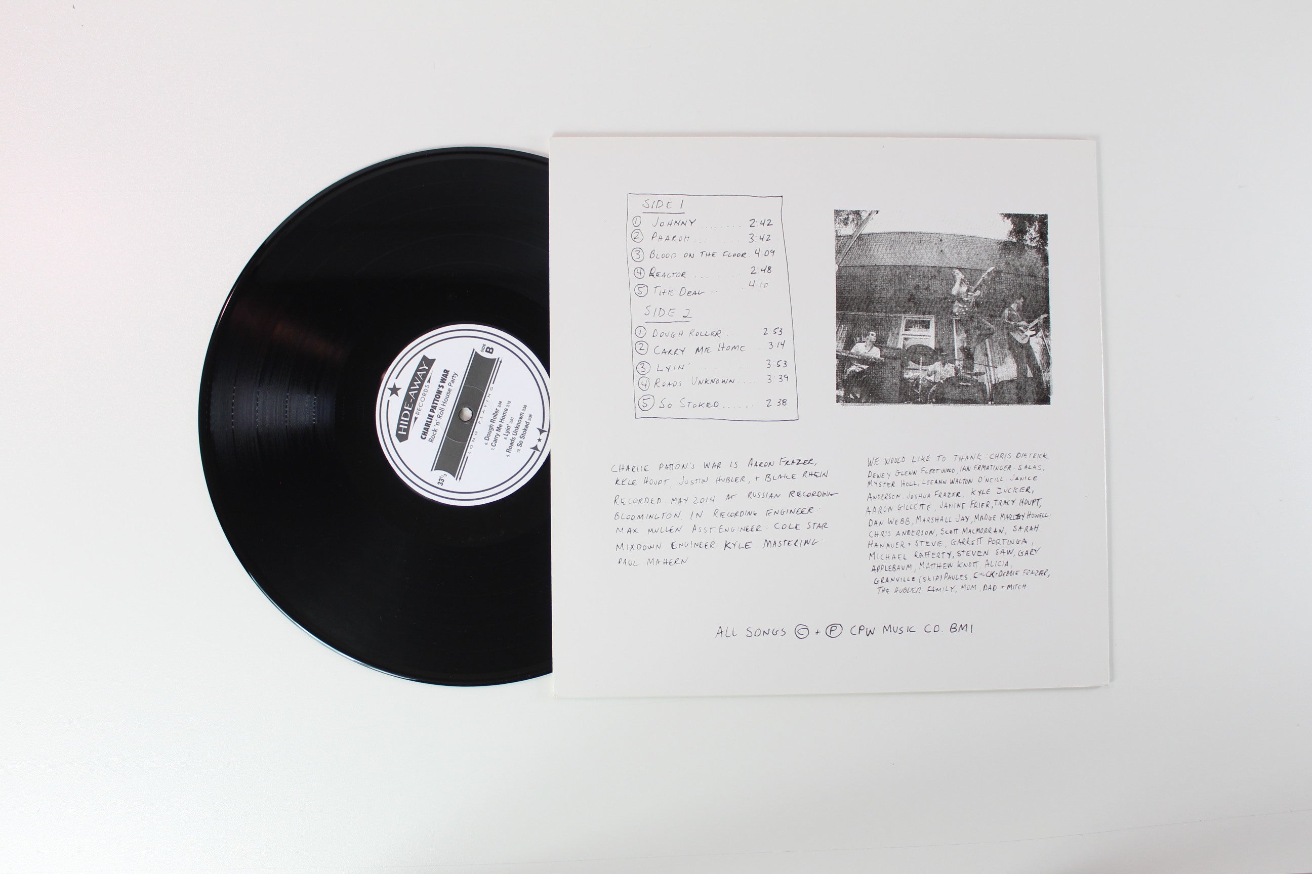 Charlie Patton's War - Rock 'N' Roll House Party on Hide Away