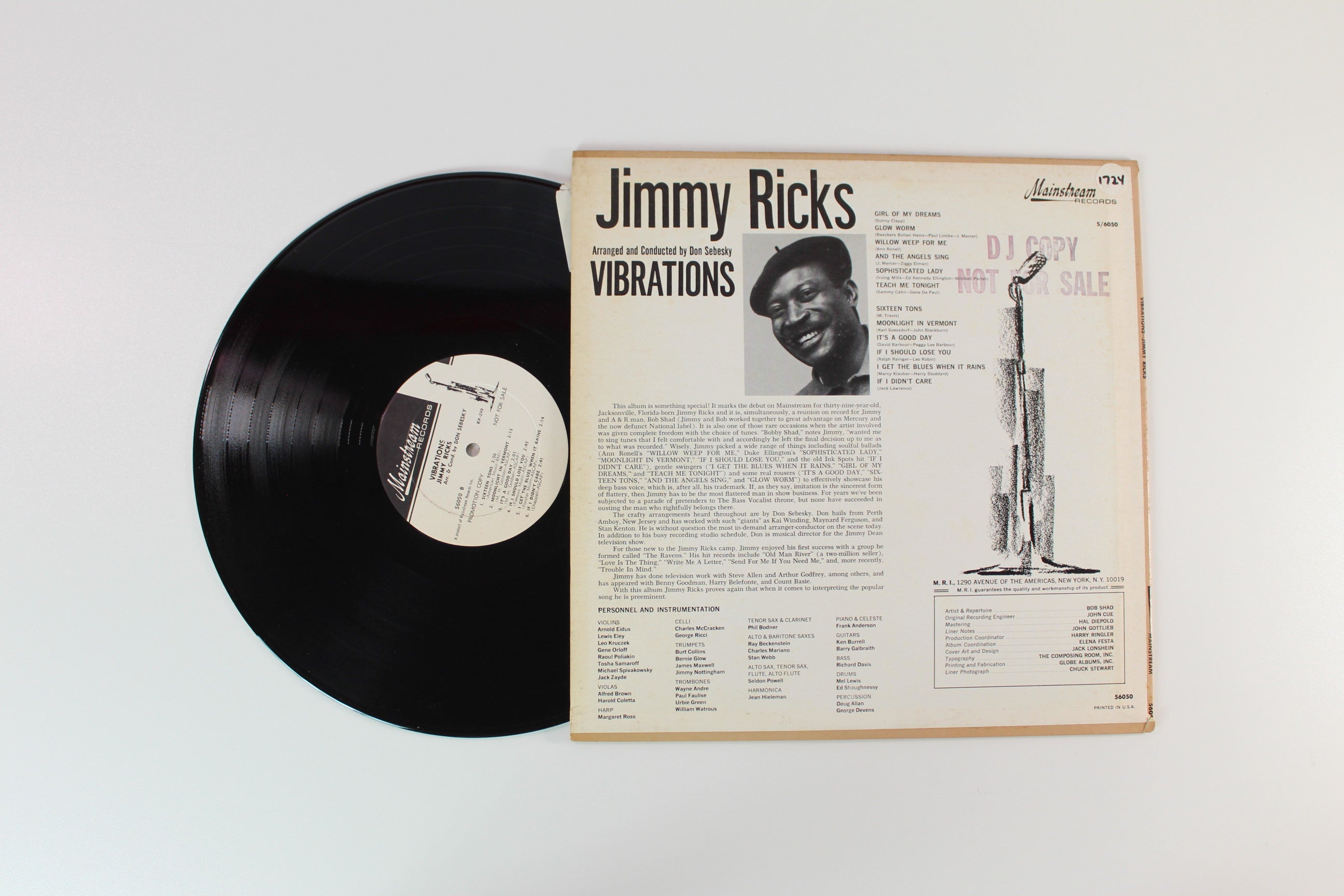 Jimmy Ricks - Vibrations on Mainstream Records - Promo