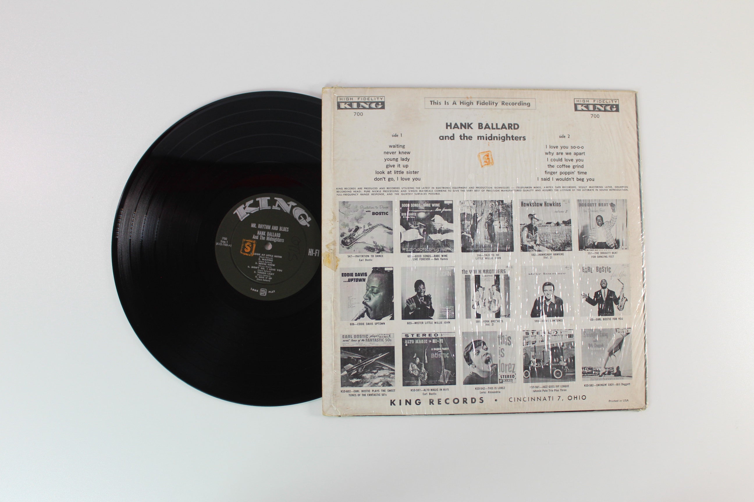 Hank Ballard & The Midnighters - Mr. Rhythm And Blues on King Records