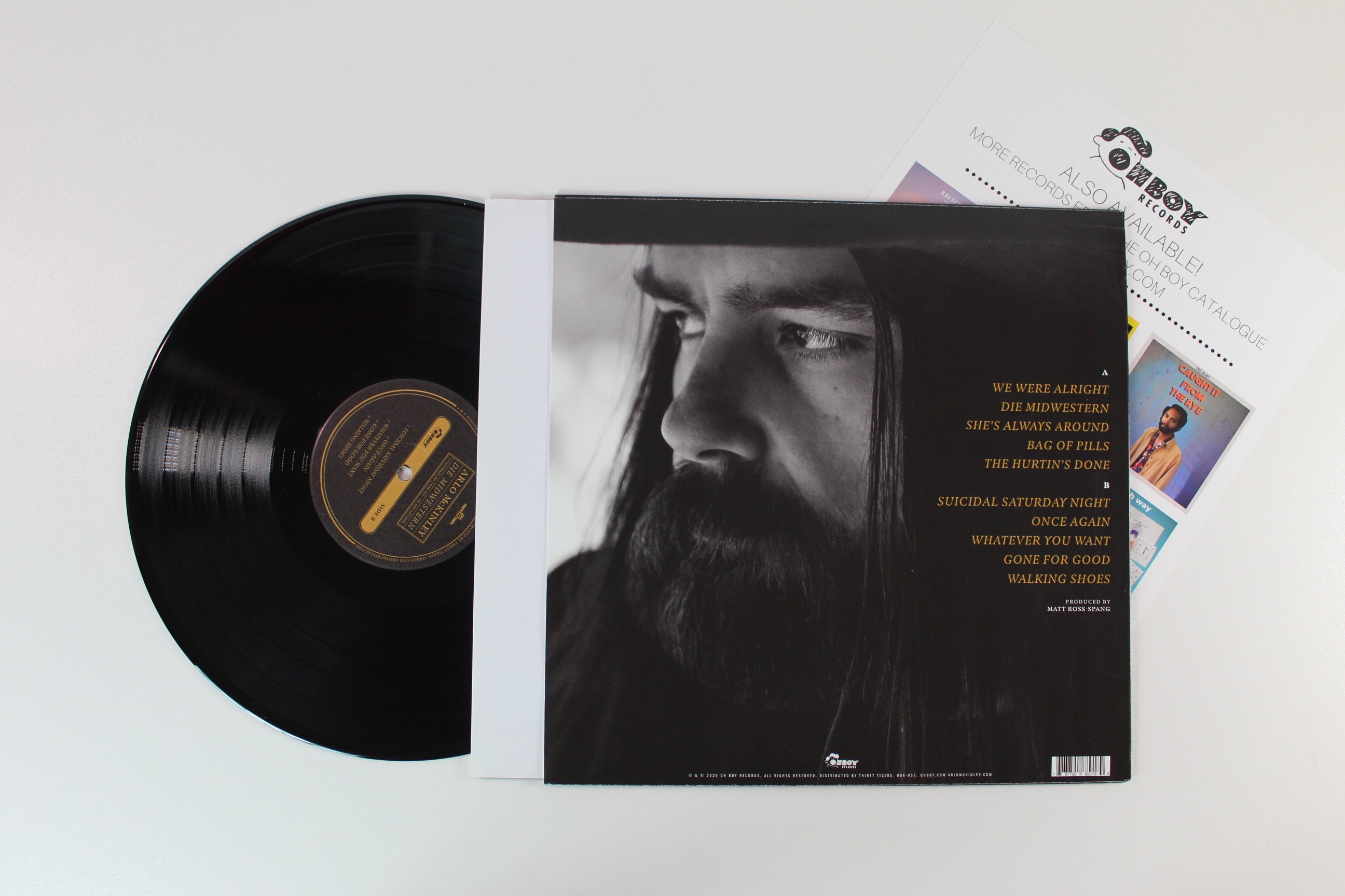 Arlo McKinley - Die Midwestern on Oh Boy Records - Autographed