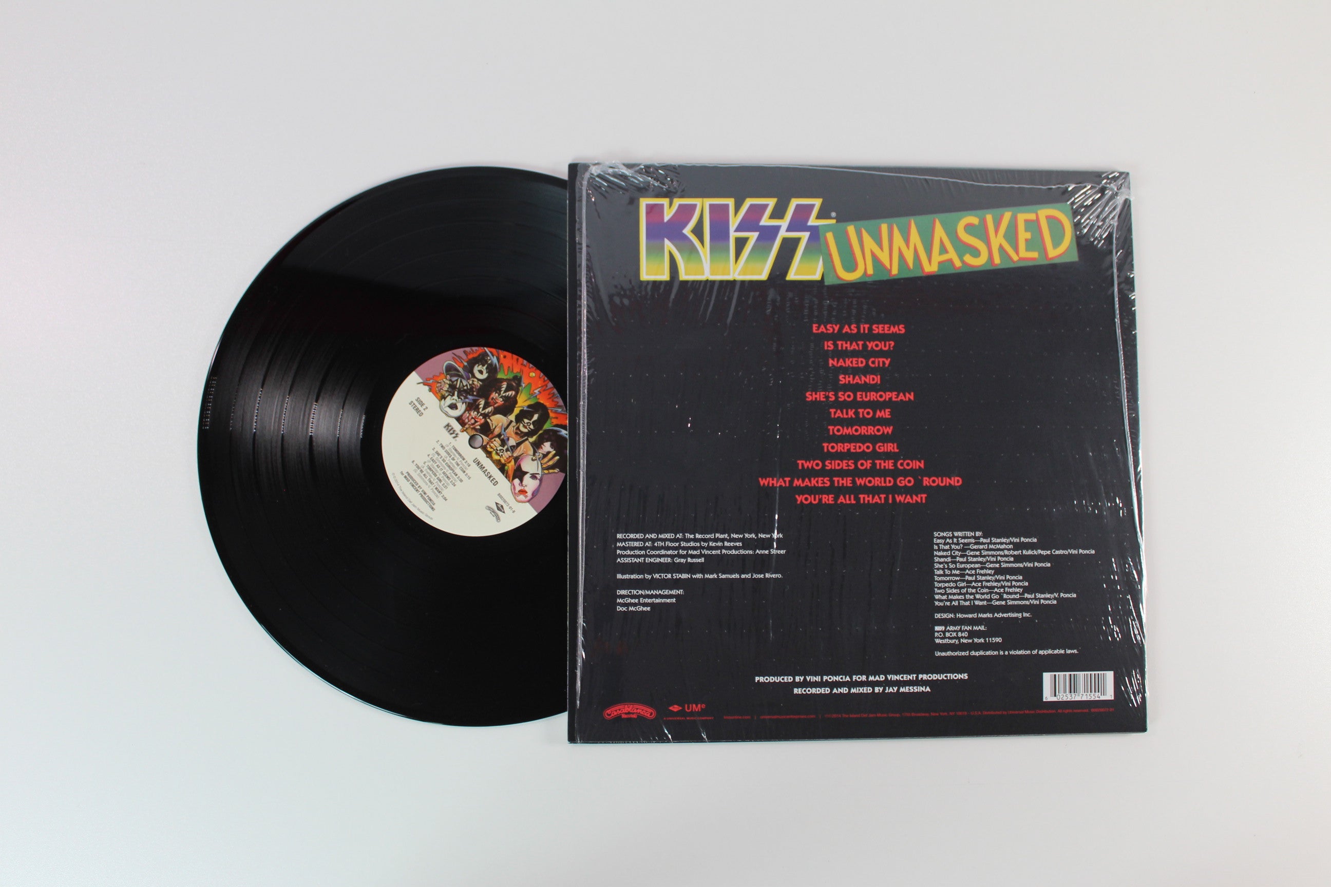 Kiss - Unmasked on Casablanca / Mercury / UMe - Reissue