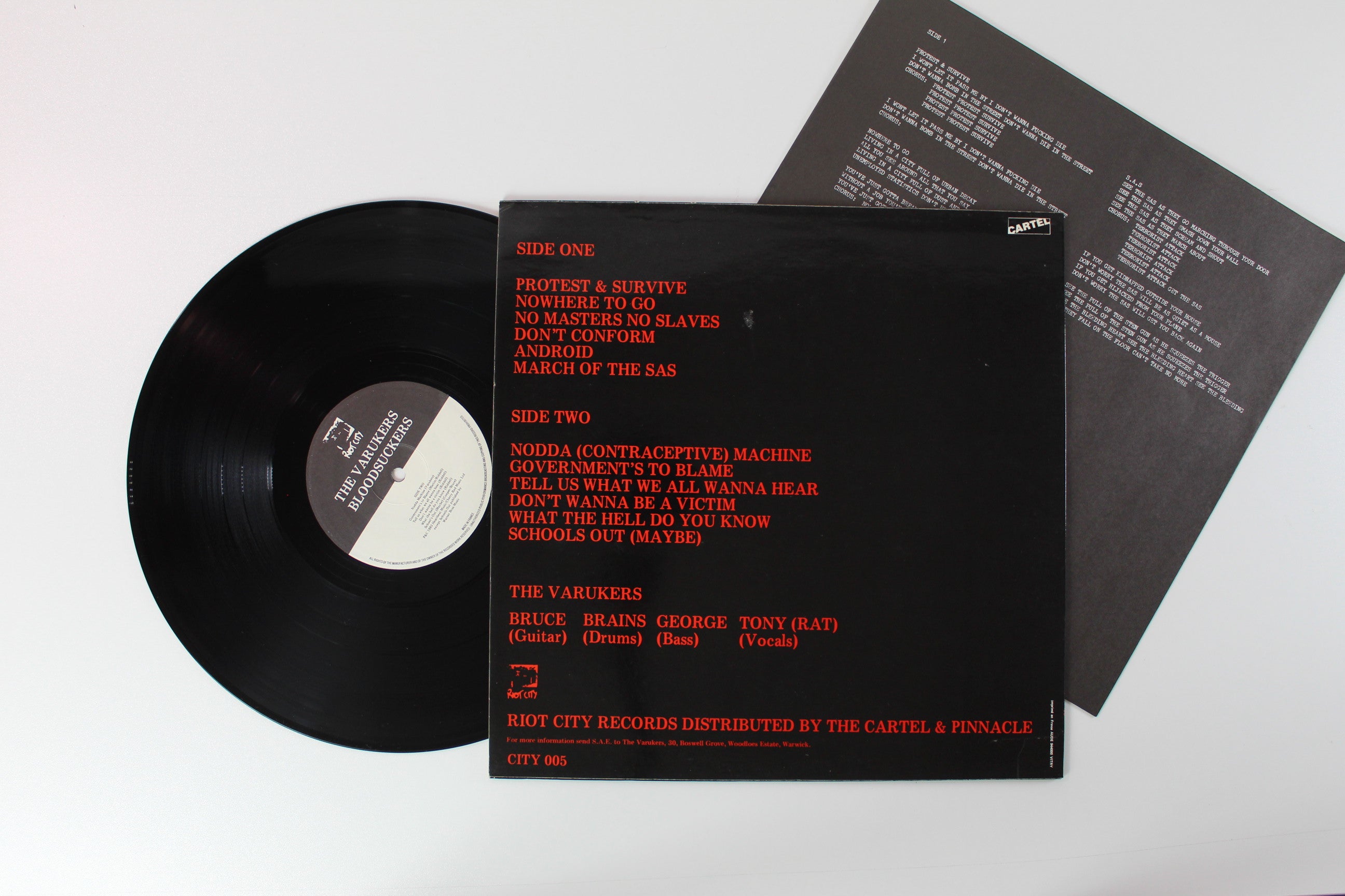 The Varukers - Bloodsuckers on Riot City