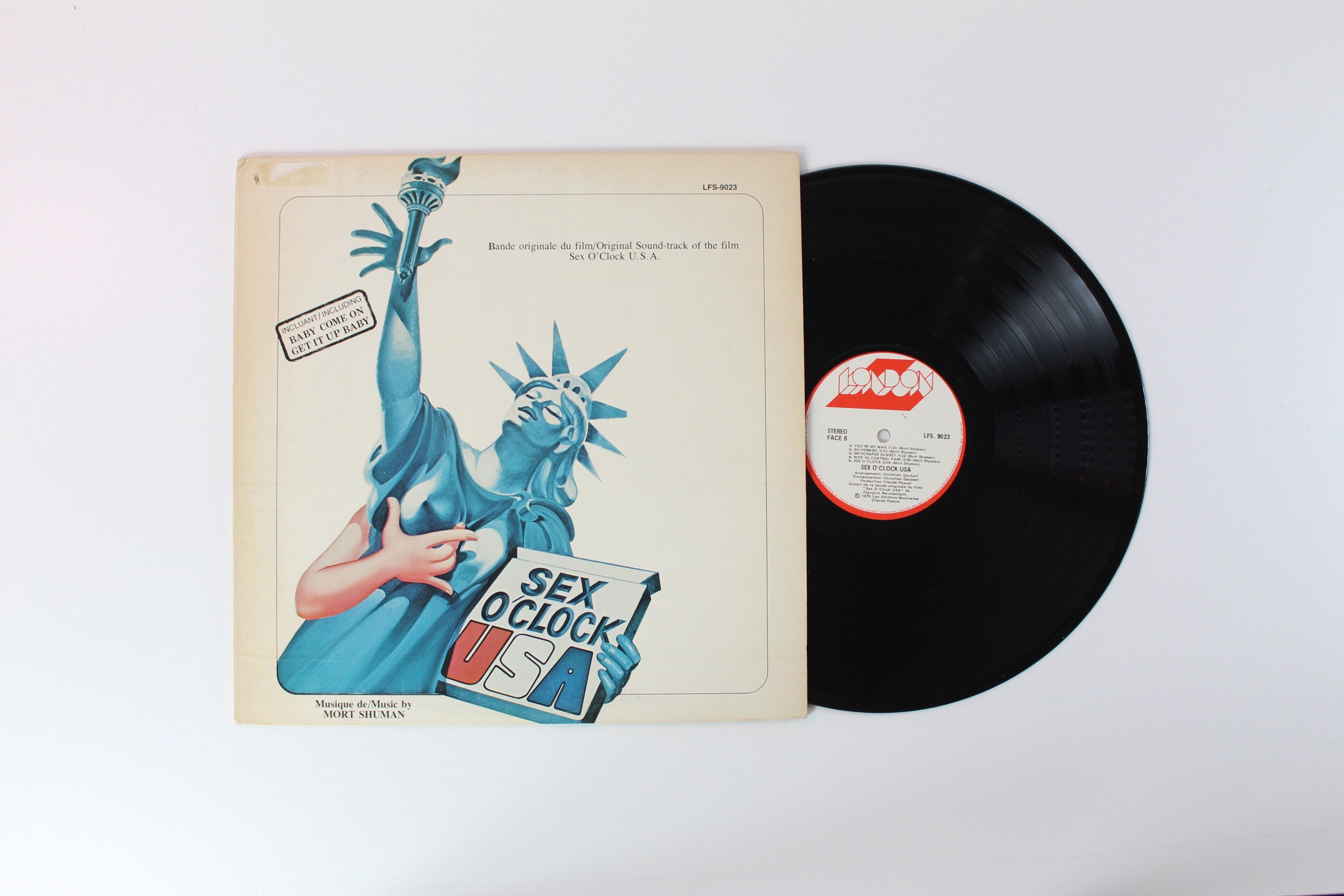 Mort Shuman - Sex O'Clock USA (Original Motion Picture Soundtrack) on London Canadian Pressing