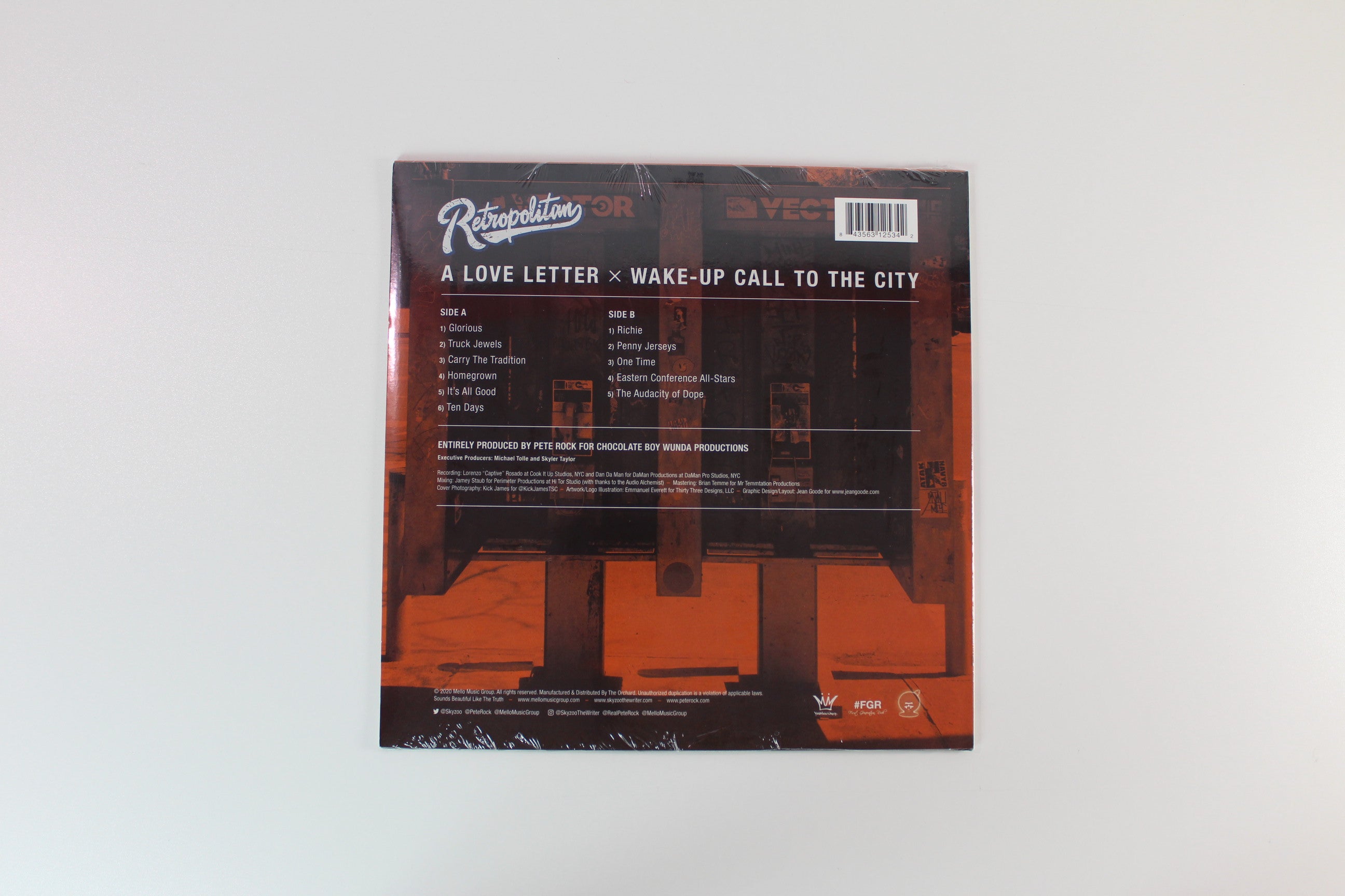 Skyzoo + Pete Rock - Retropolitan (Instrumentals) on Mello Music Group - Sealed