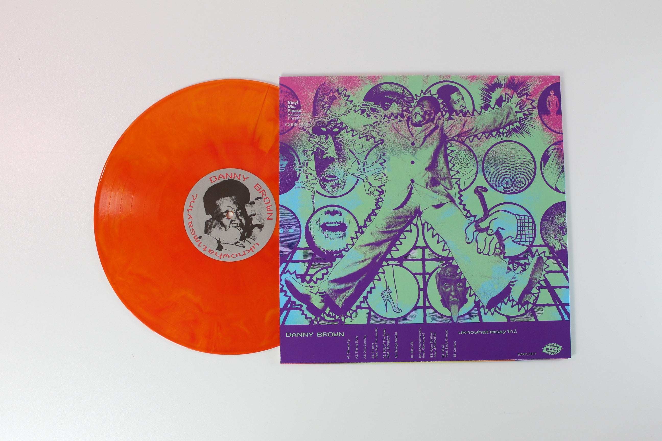 Danny Brown - uknowhatimsayin¿ on Warp Vinyl Me Please Ltd Numbered Orange Sunburst