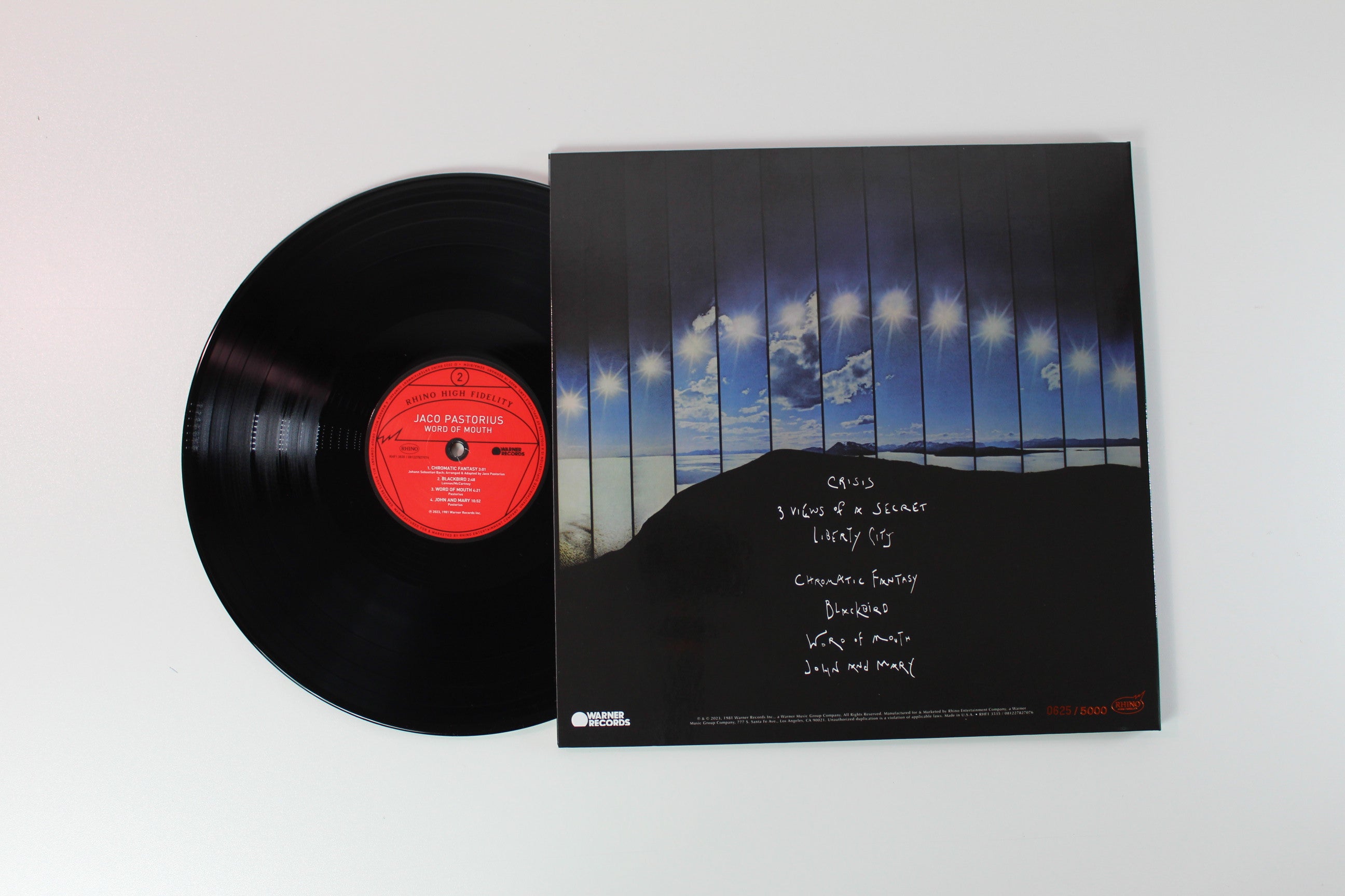 Jaco Pastorius - Word Of Mouth on Rhino Ltd Numbered 180 Gram Reissue