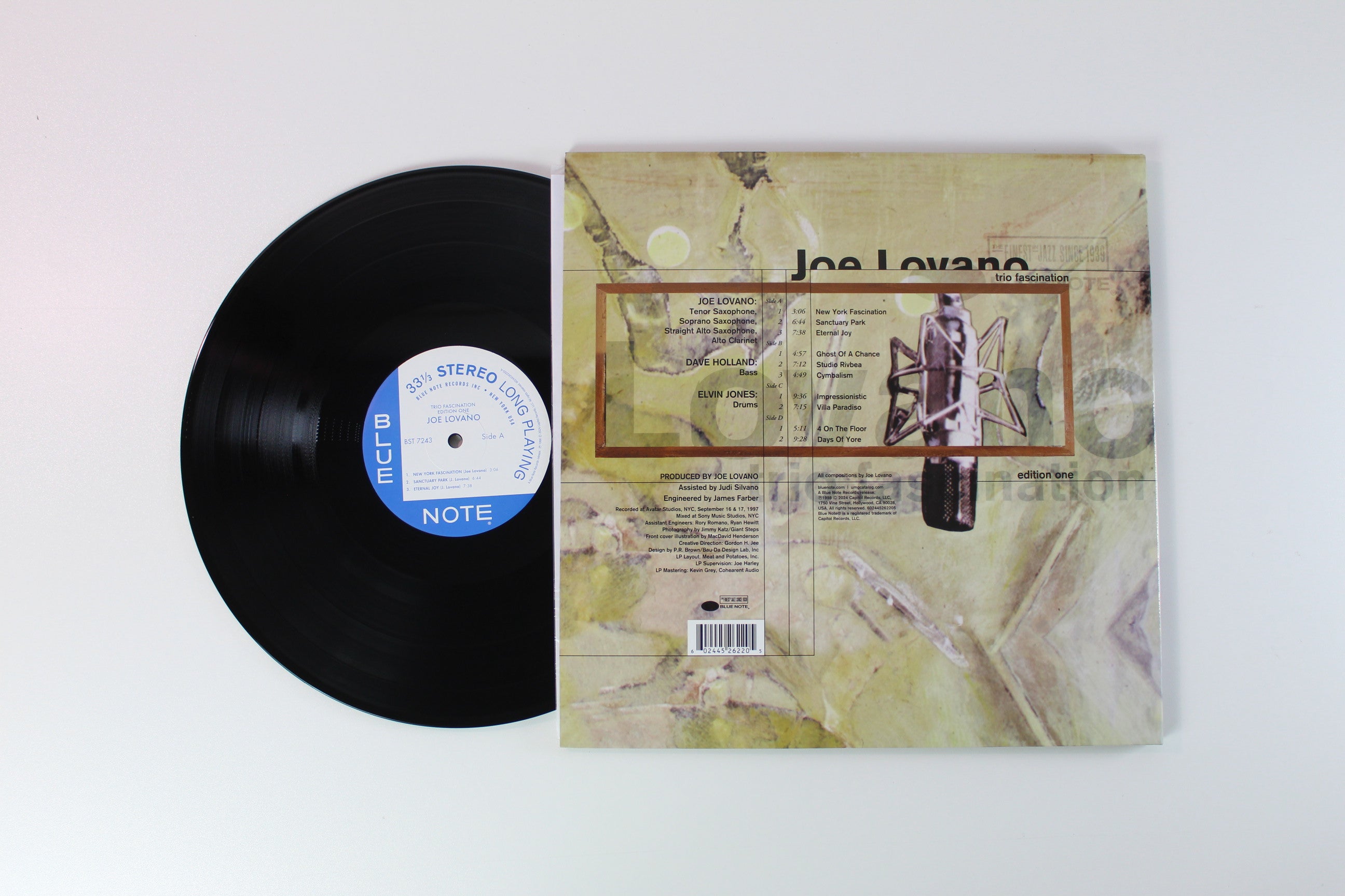 Joe Lovano - Trio Fascination - Edition One on Blue Note Tone Poet Series Reissue