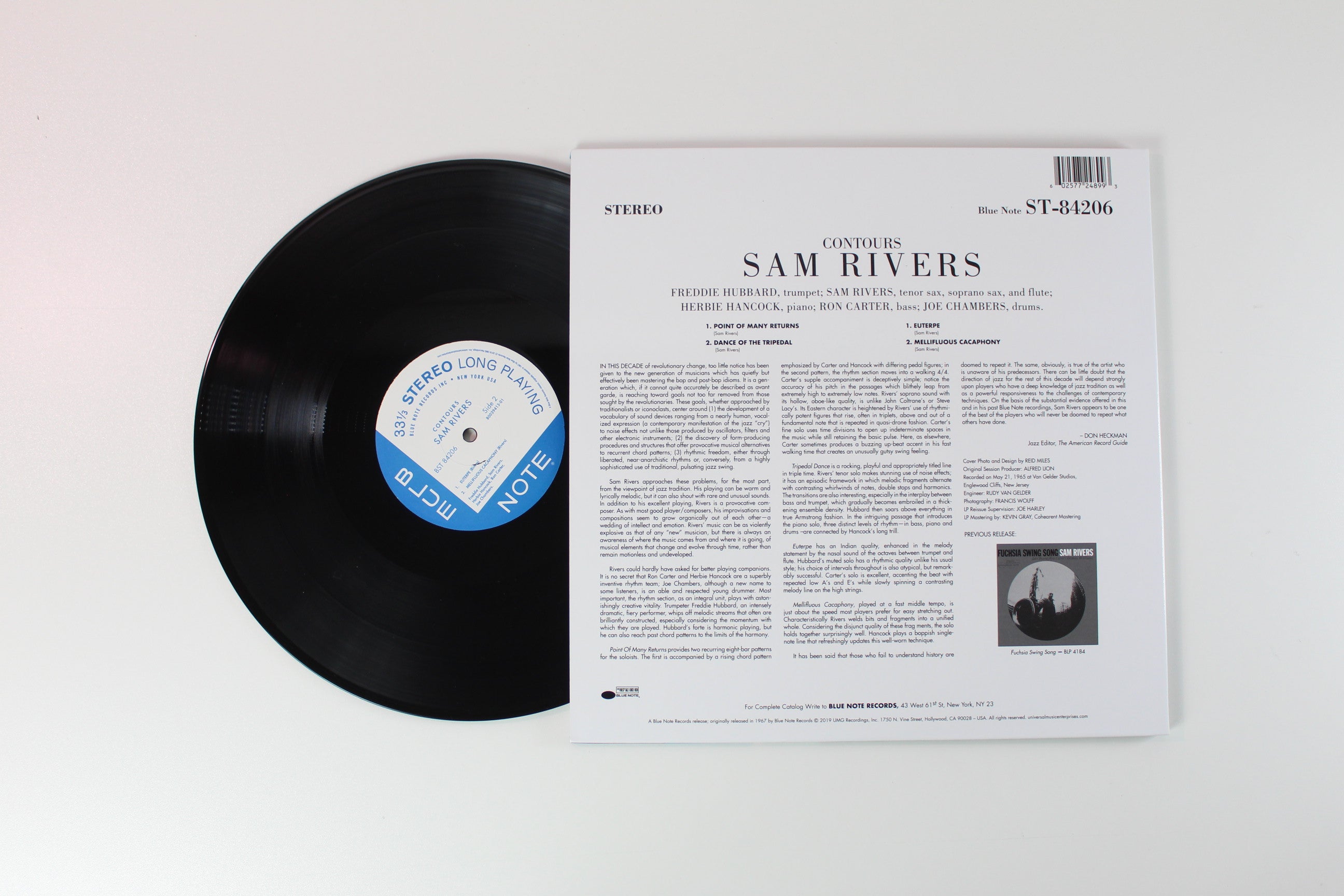 Sam Rivers - Contours on Blue Note Tone Poet Series Reissue