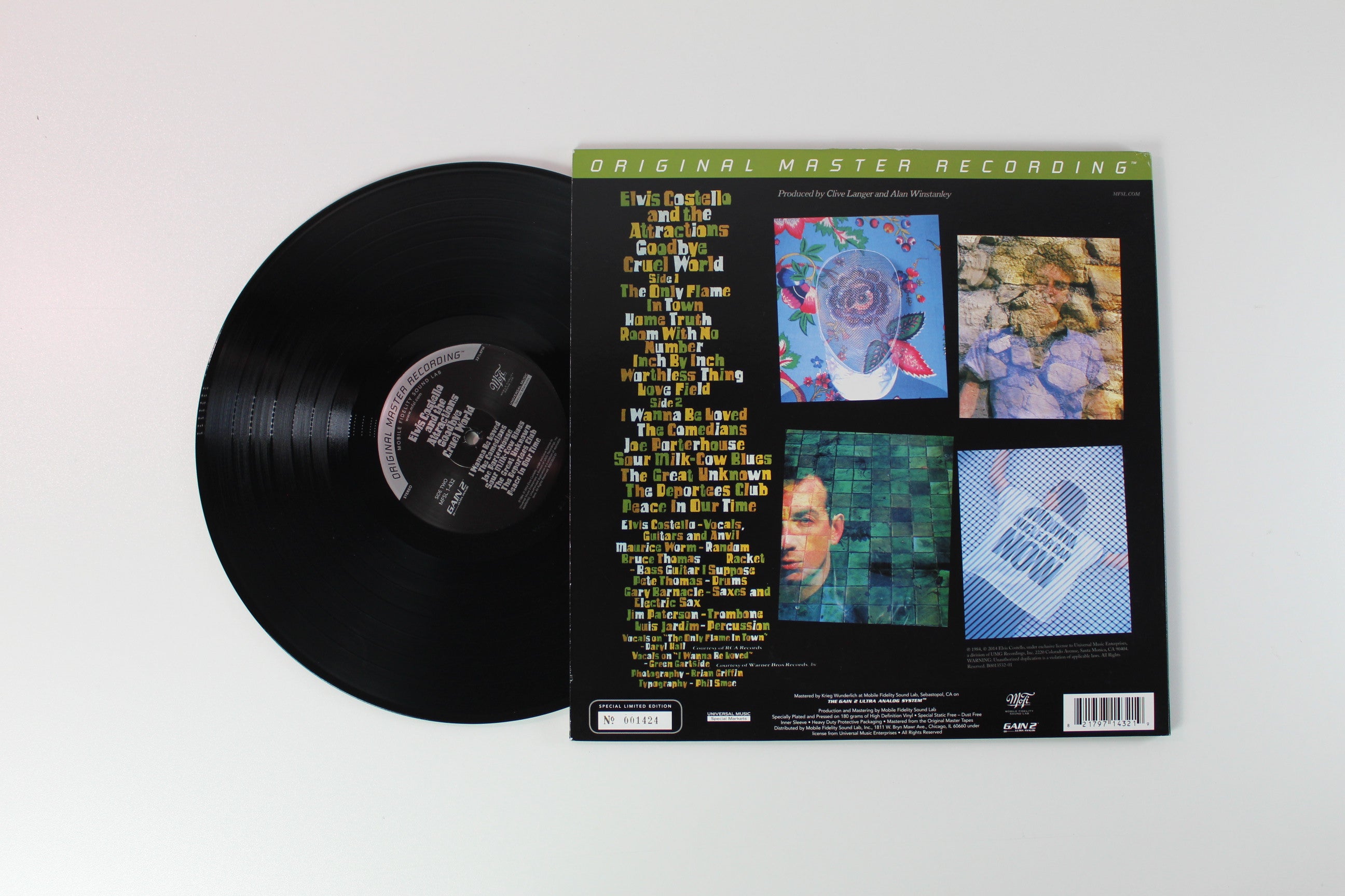 Elvis Costello & The Attractions - Goodbye Cruel World on Mobile Fidelity Sound Lab Ltd Numbered Reissue