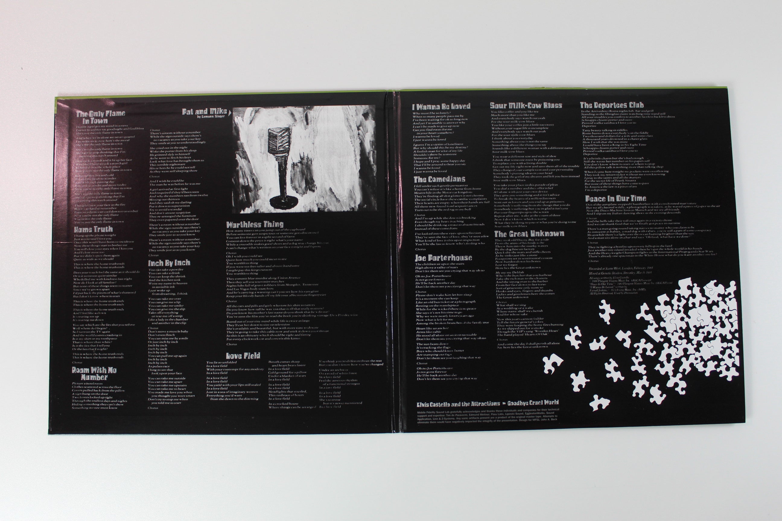 Elvis Costello & The Attractions - Goodbye Cruel World on Mobile Fidelity Sound Lab Ltd Numbered Reissue