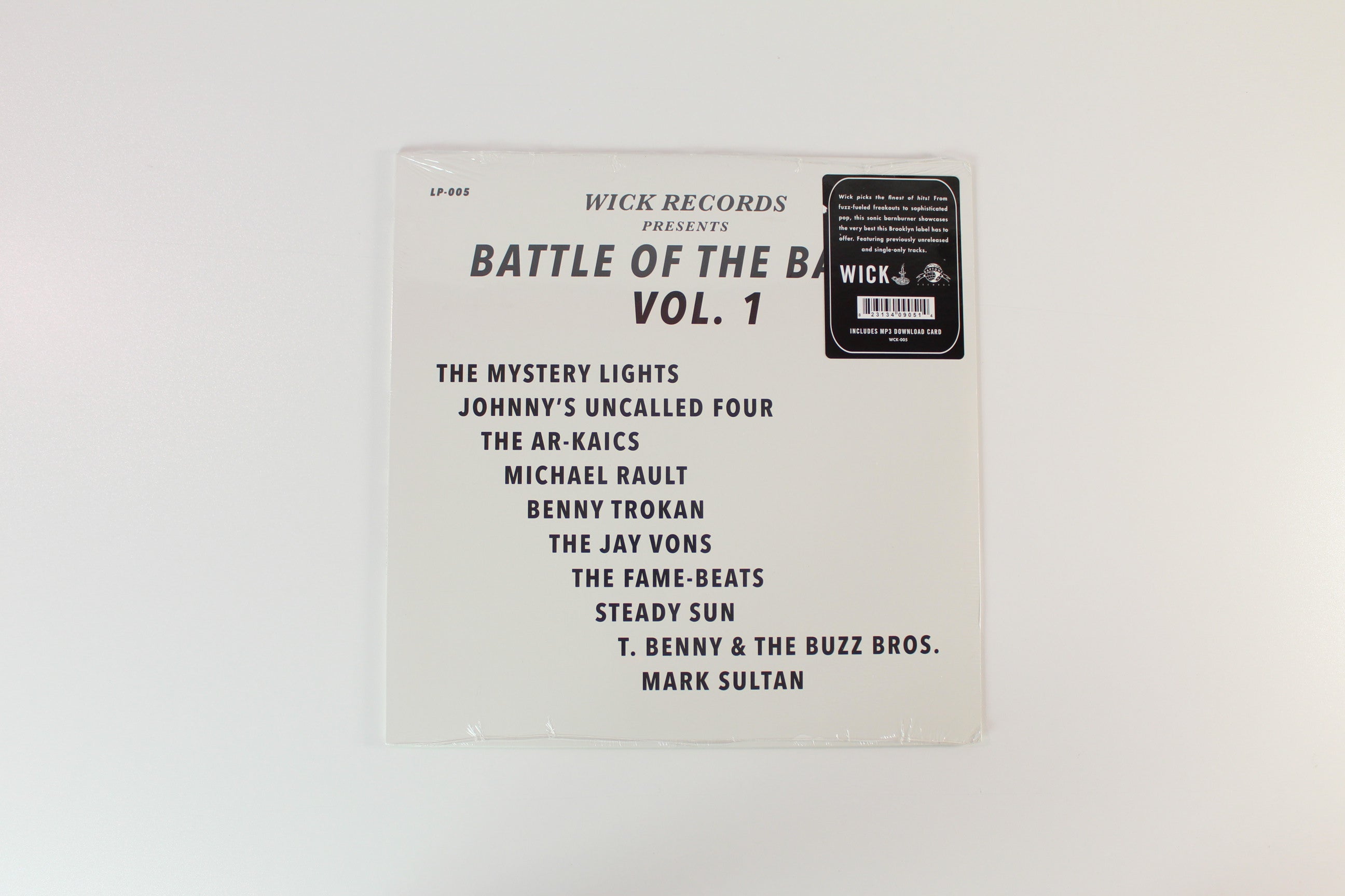 Various - Wick Records Presents - Battle Of The Bands Vol. 1 on Wick Records - Random Colored Vinyl Sealed