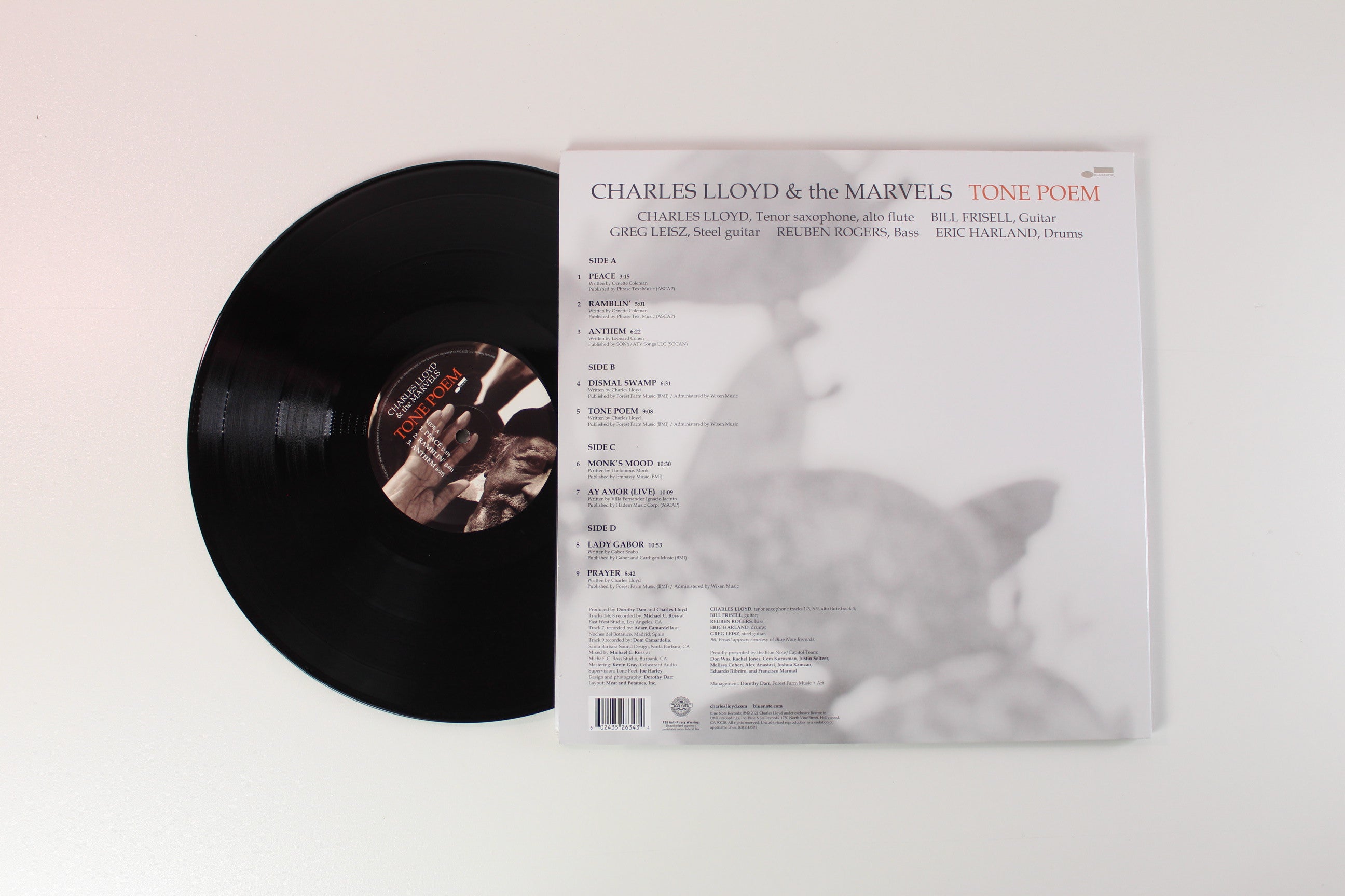 Charles Lloyd & The Marvels - Tone Poem on Blue Note Tone Poet Series