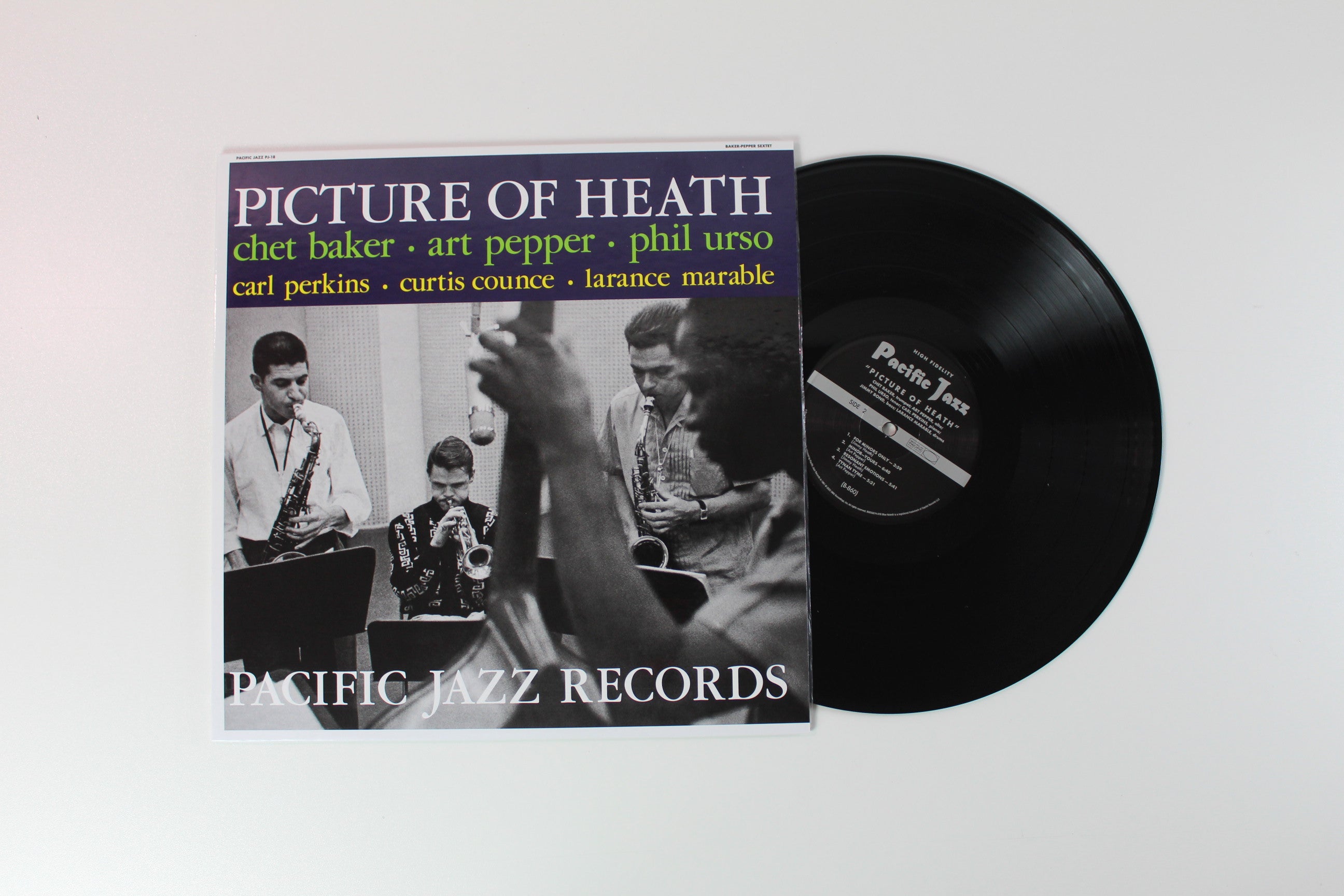 Chet Bake Art PepperPhil Urso - Picture Of Heath on Pacific Jazz Blue Note Tone Poet Series Reissueh